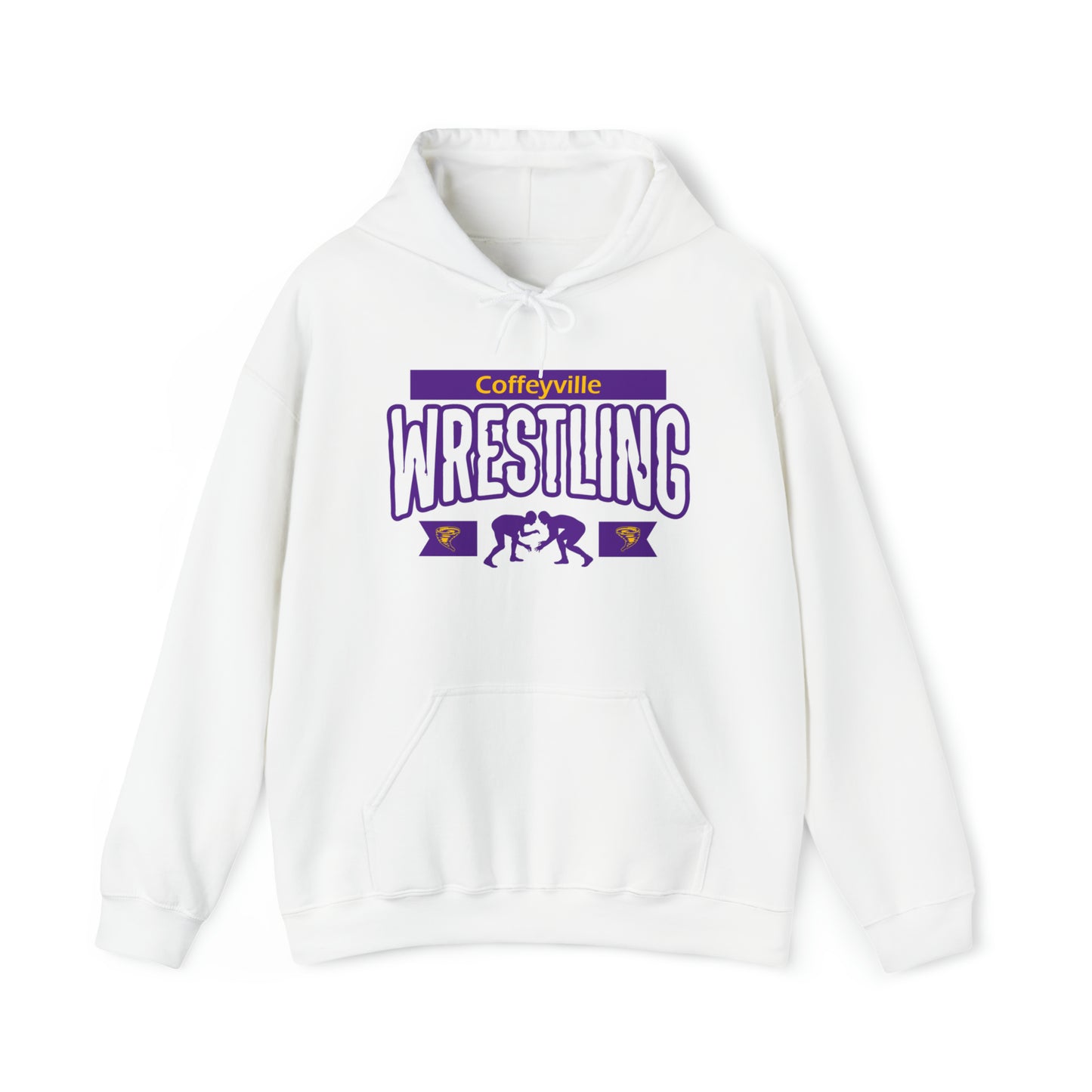 Coffeyville Wrestling Boys - Gildan Unisex Heavy Blend™ Hooded Sweatshirt