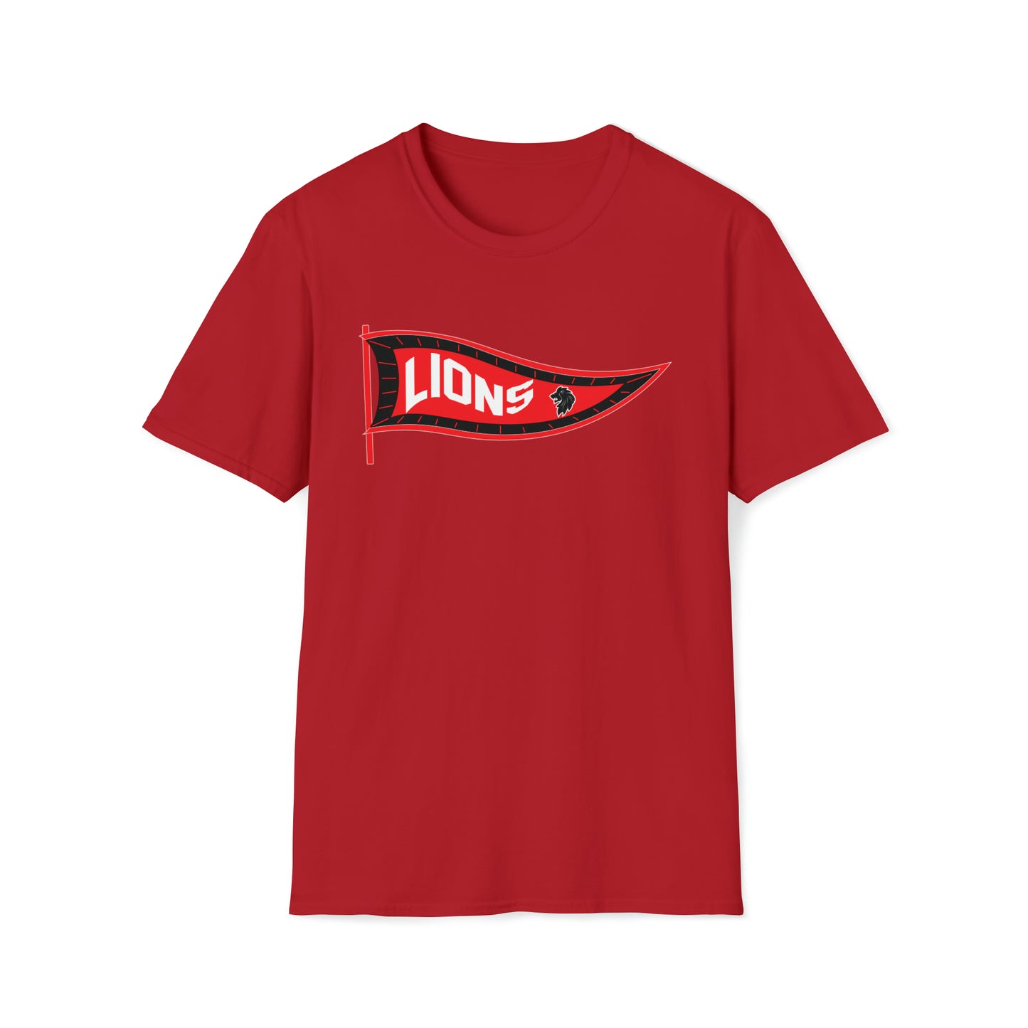Lion Pennant - Softstyle T-Shirt