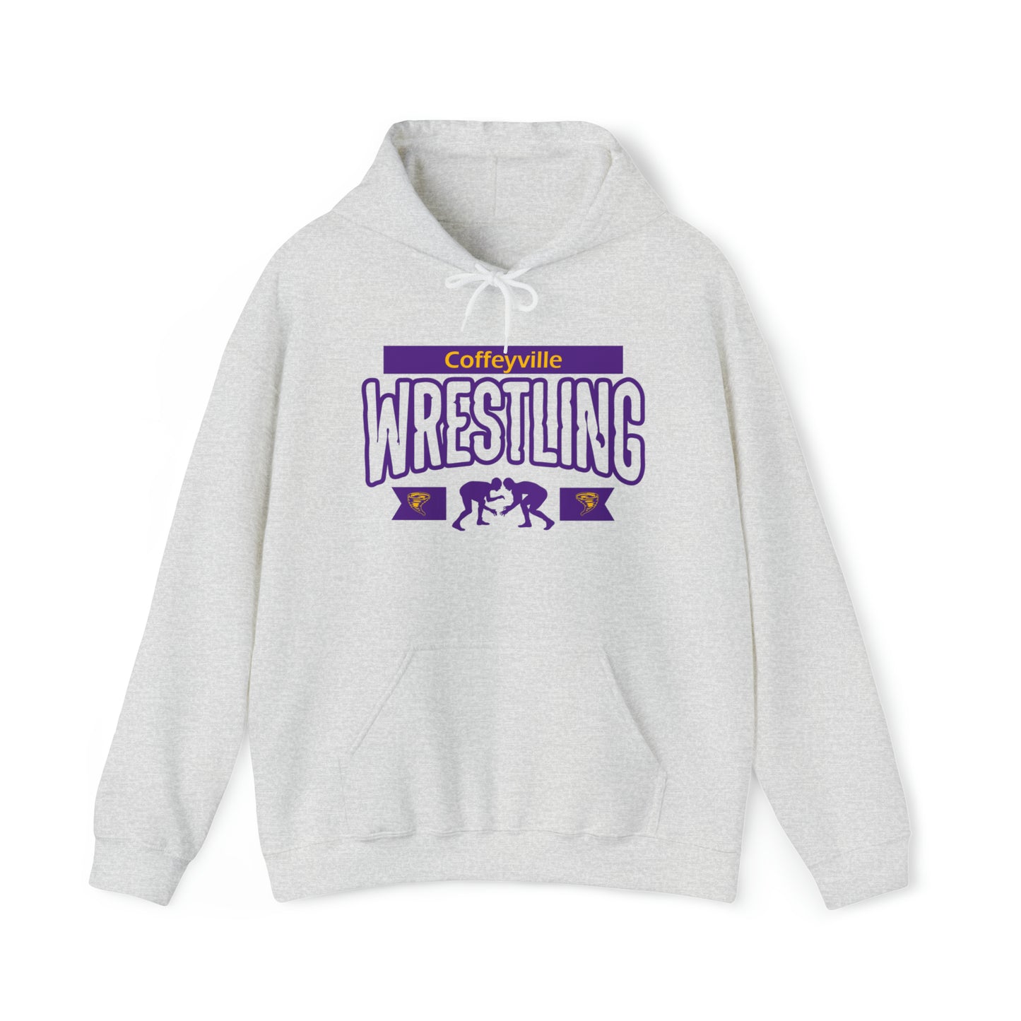 Coffeyville Wrestling Boys - Gildan Unisex Heavy Blend™ Hooded Sweatshirt