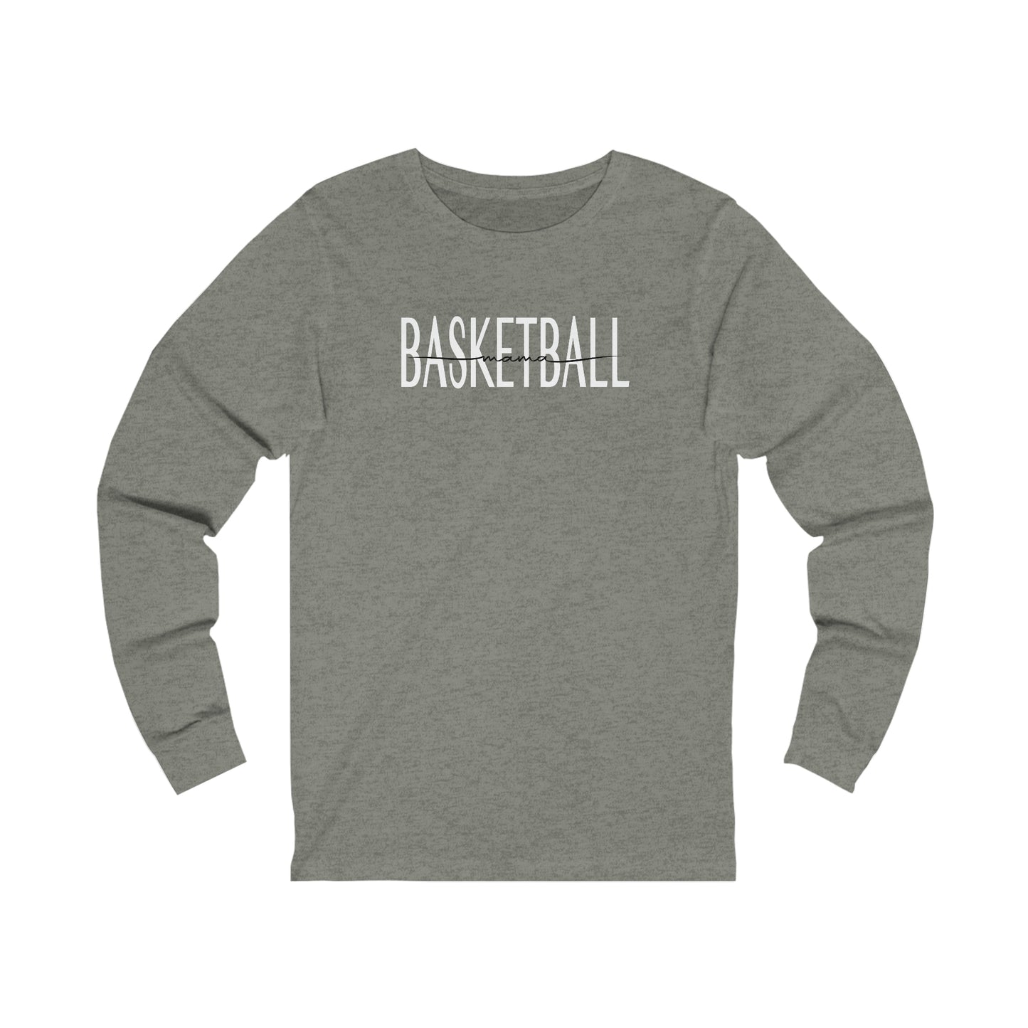 Basketball mama - Bella + Canvas Unisex Jersey Long Sleeve Tee
