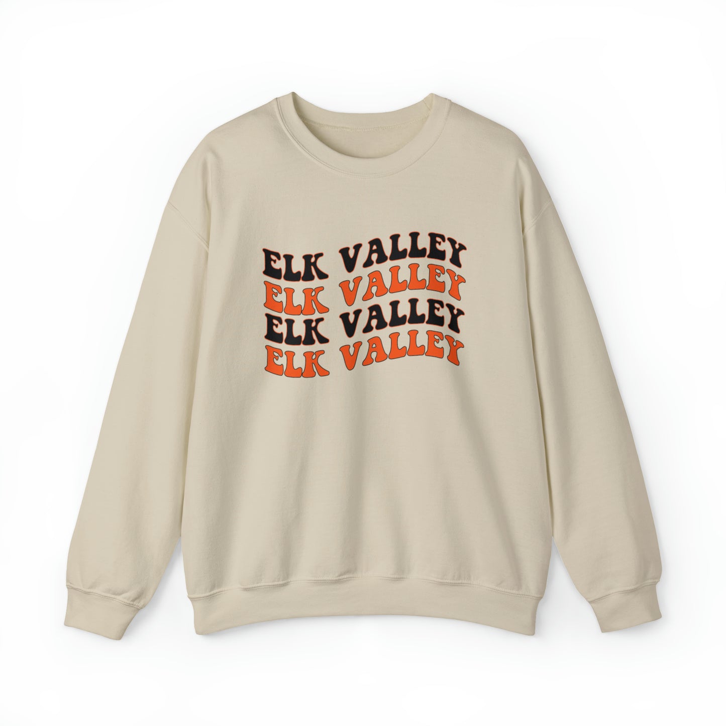 Text Flag Unisex Heavy Blend™ Crewneck Sweatshirt