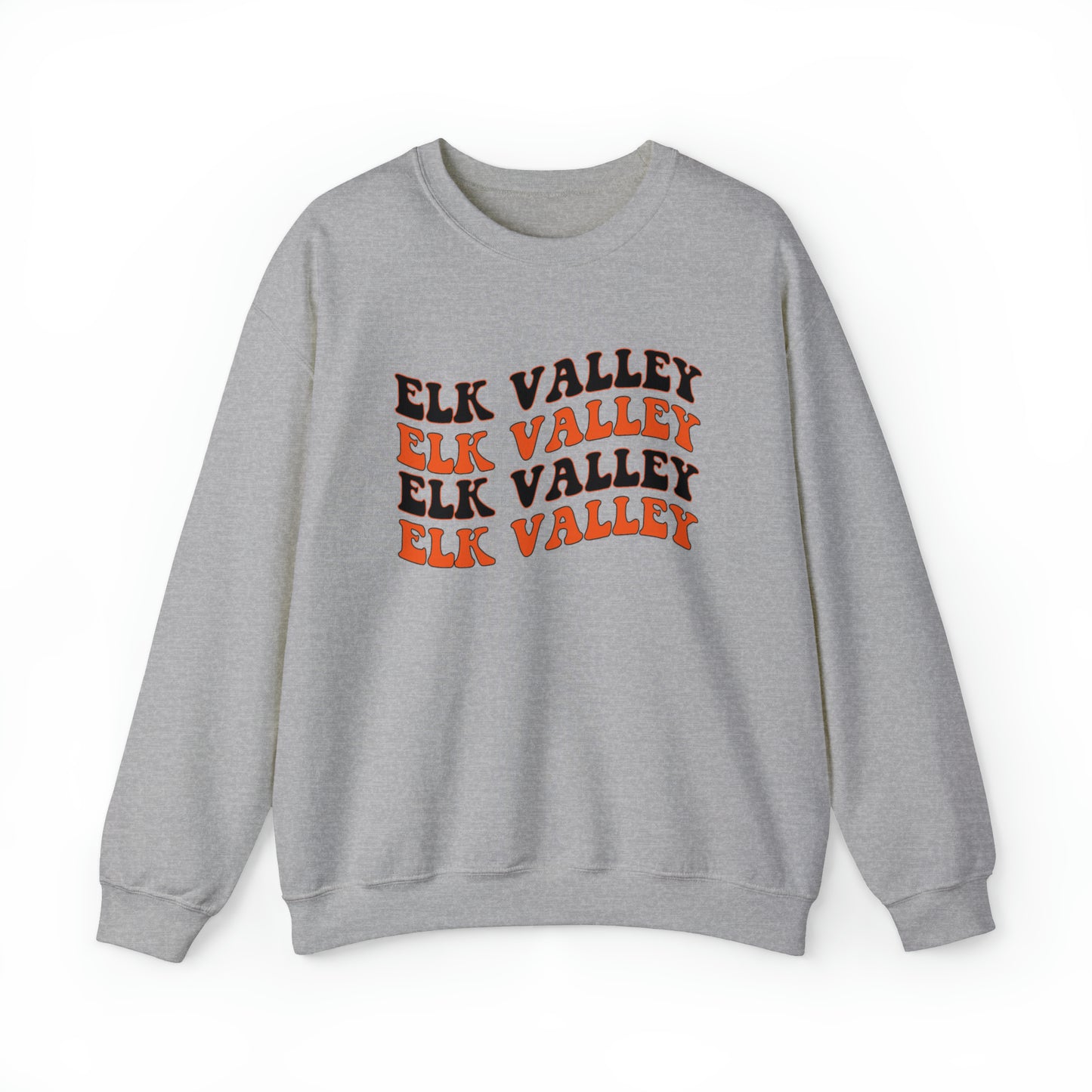 Text Flag Unisex Heavy Blend™ Crewneck Sweatshirt