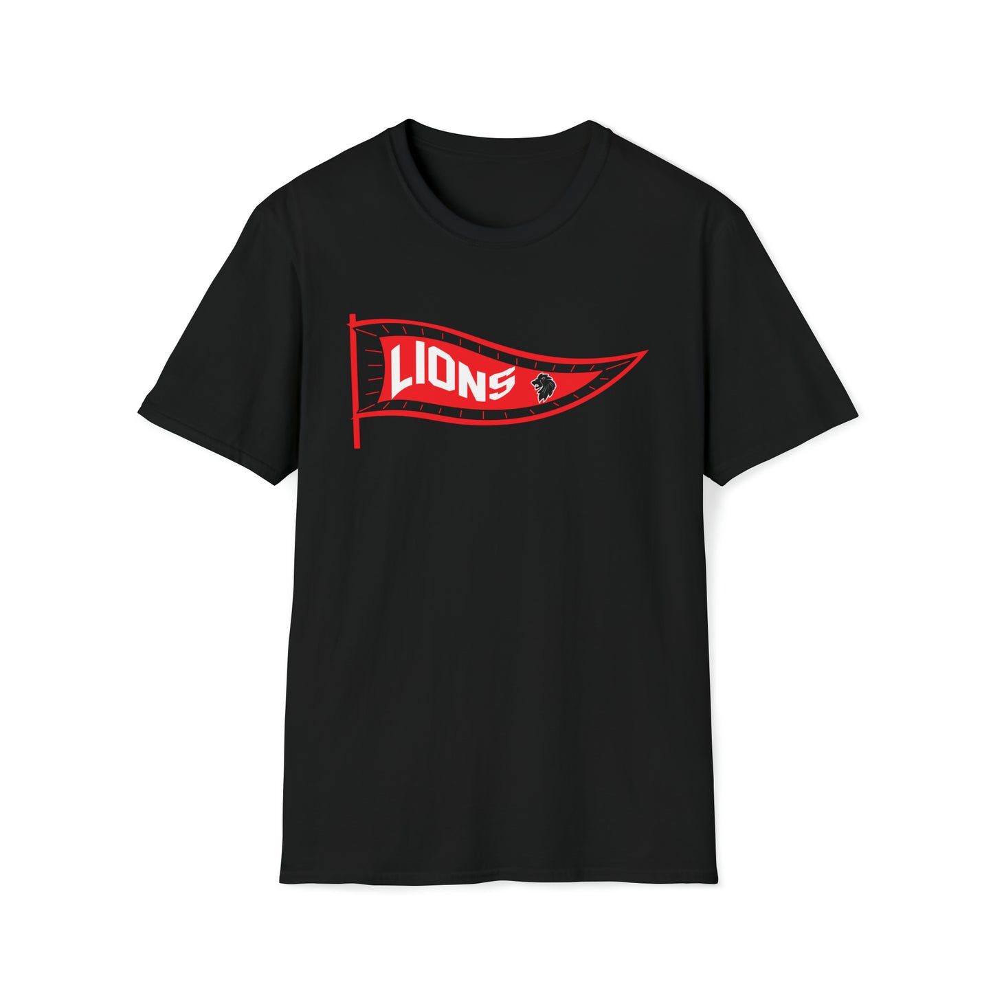 Lion Pennant - Softstyle T-Shirt