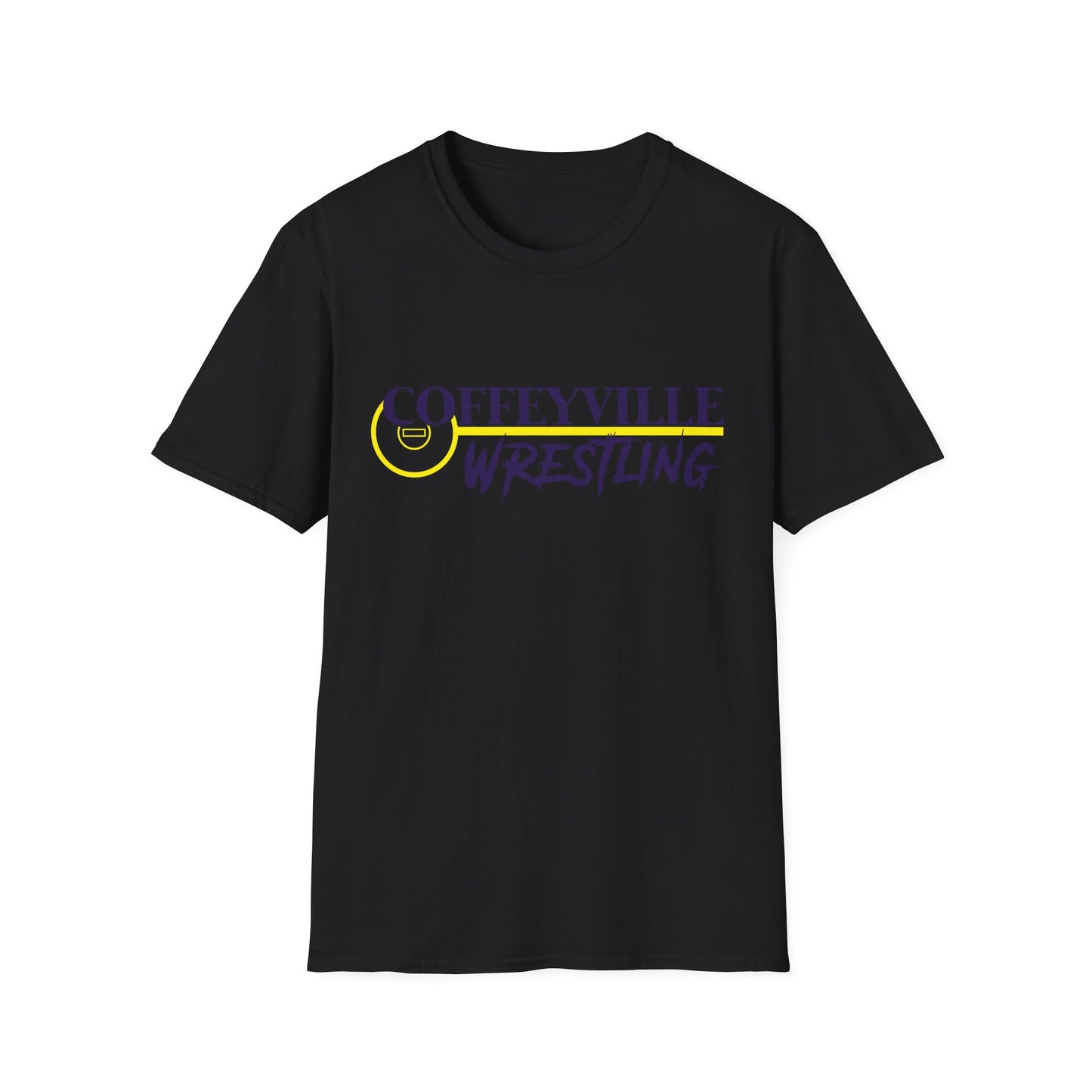 Coffeyville Wrestling Mat - Gildan Softstyle T-Shirt