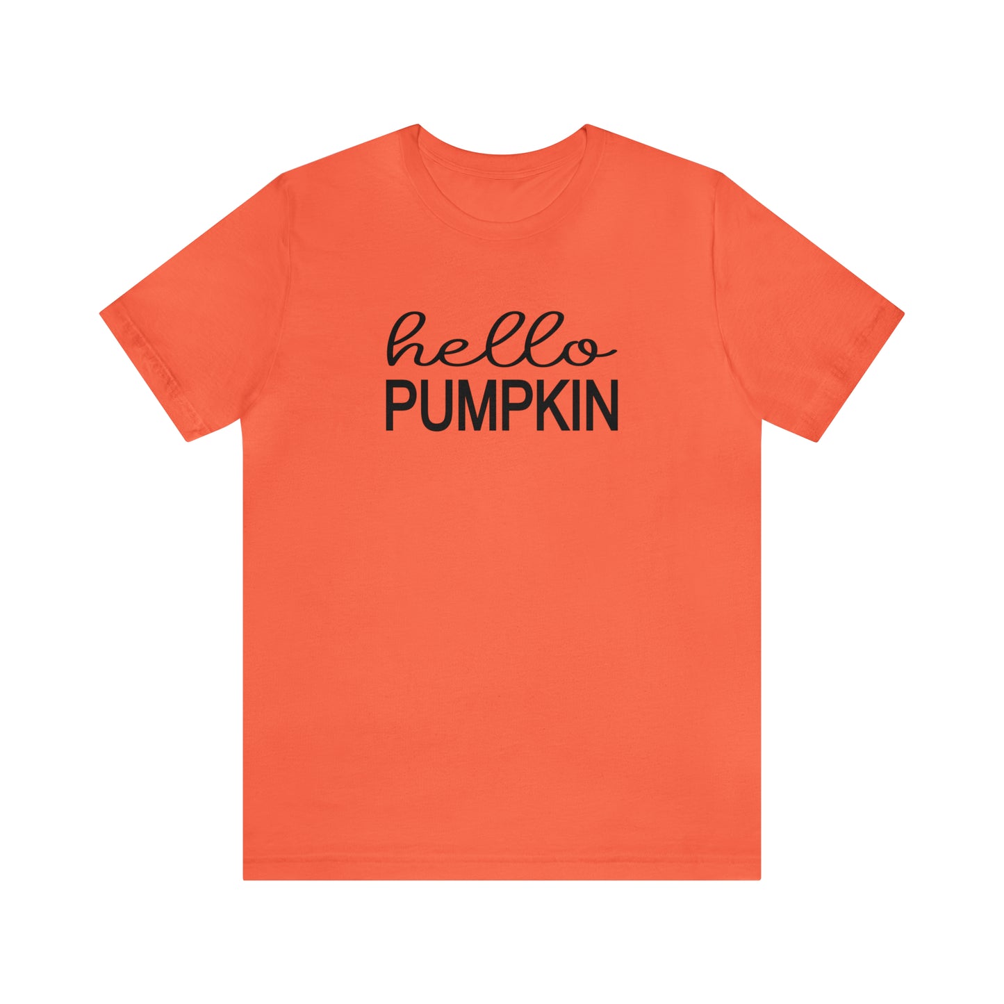 Hello Pumpkin - Bella Canvas Short Sleeve Tee