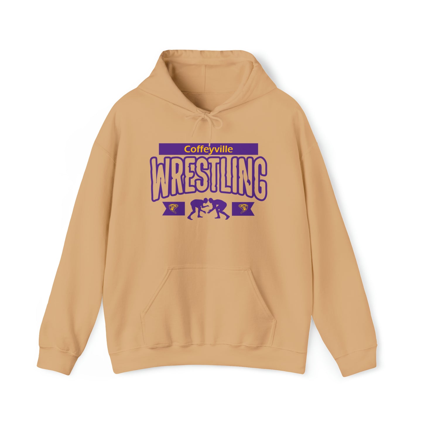 Coffeyville Wrestling Boys - Gildan Unisex Heavy Blend™ Hooded Sweatshirt