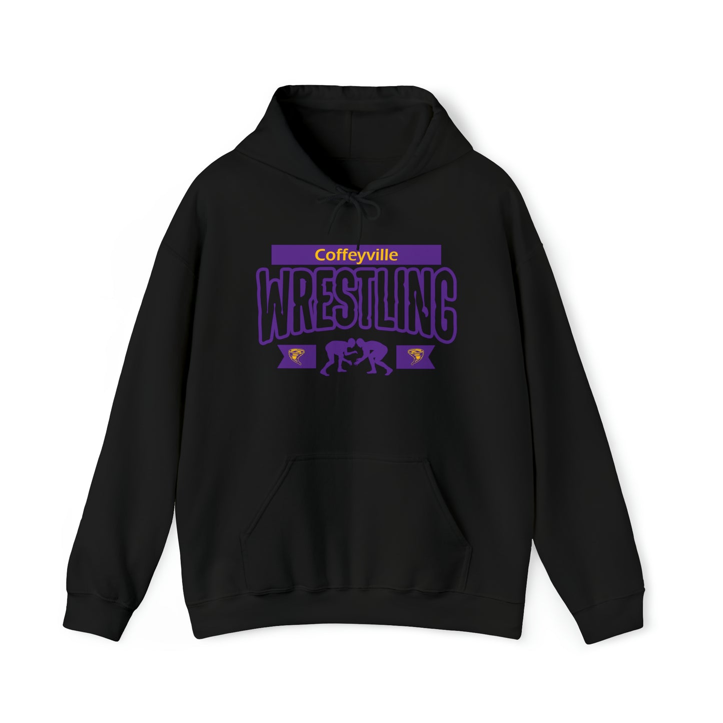 Coffeyville Wrestling Boys - Gildan Unisex Heavy Blend™ Hooded Sweatshirt