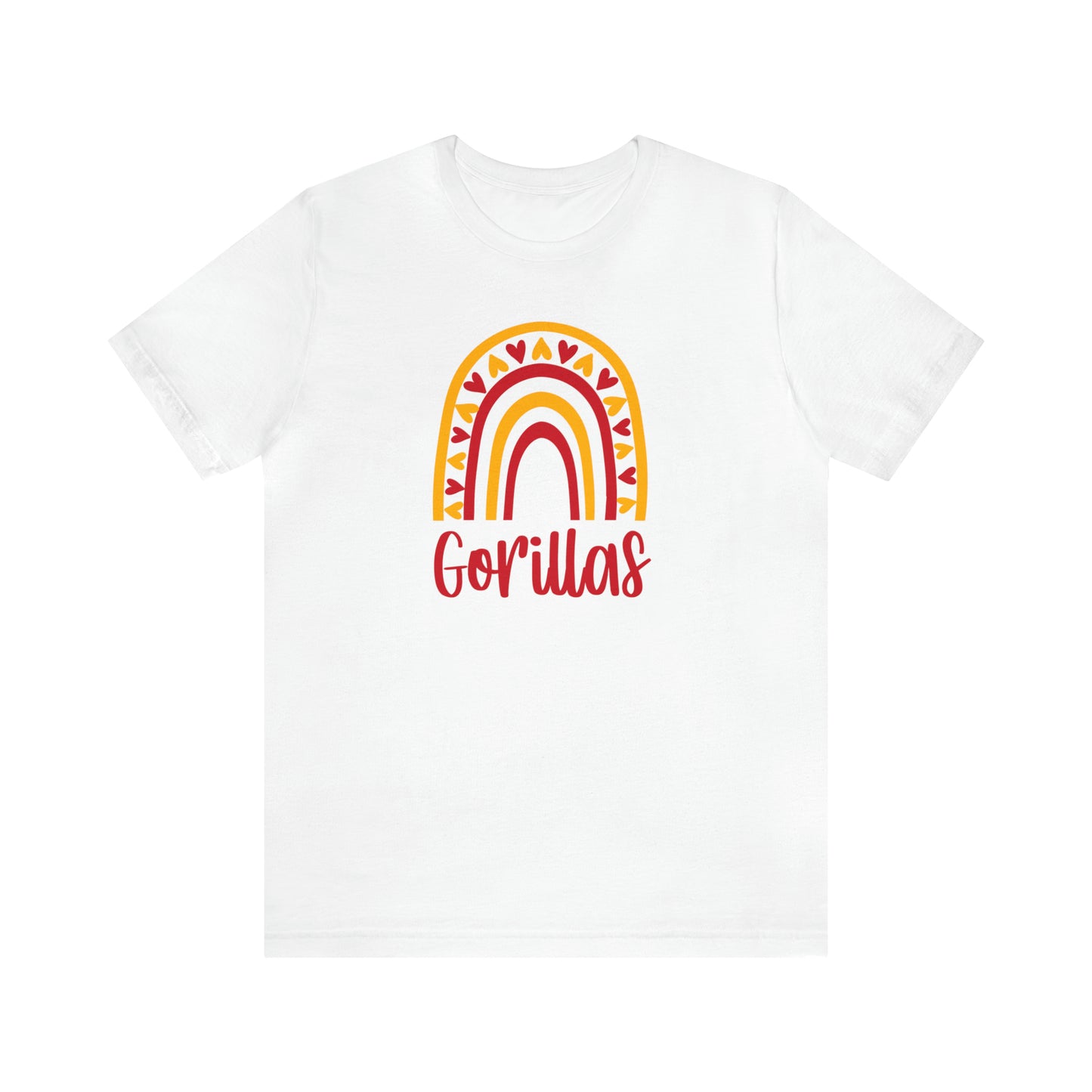 Gorillas Rainbow - Bella Canvas Short Sleeve Tee