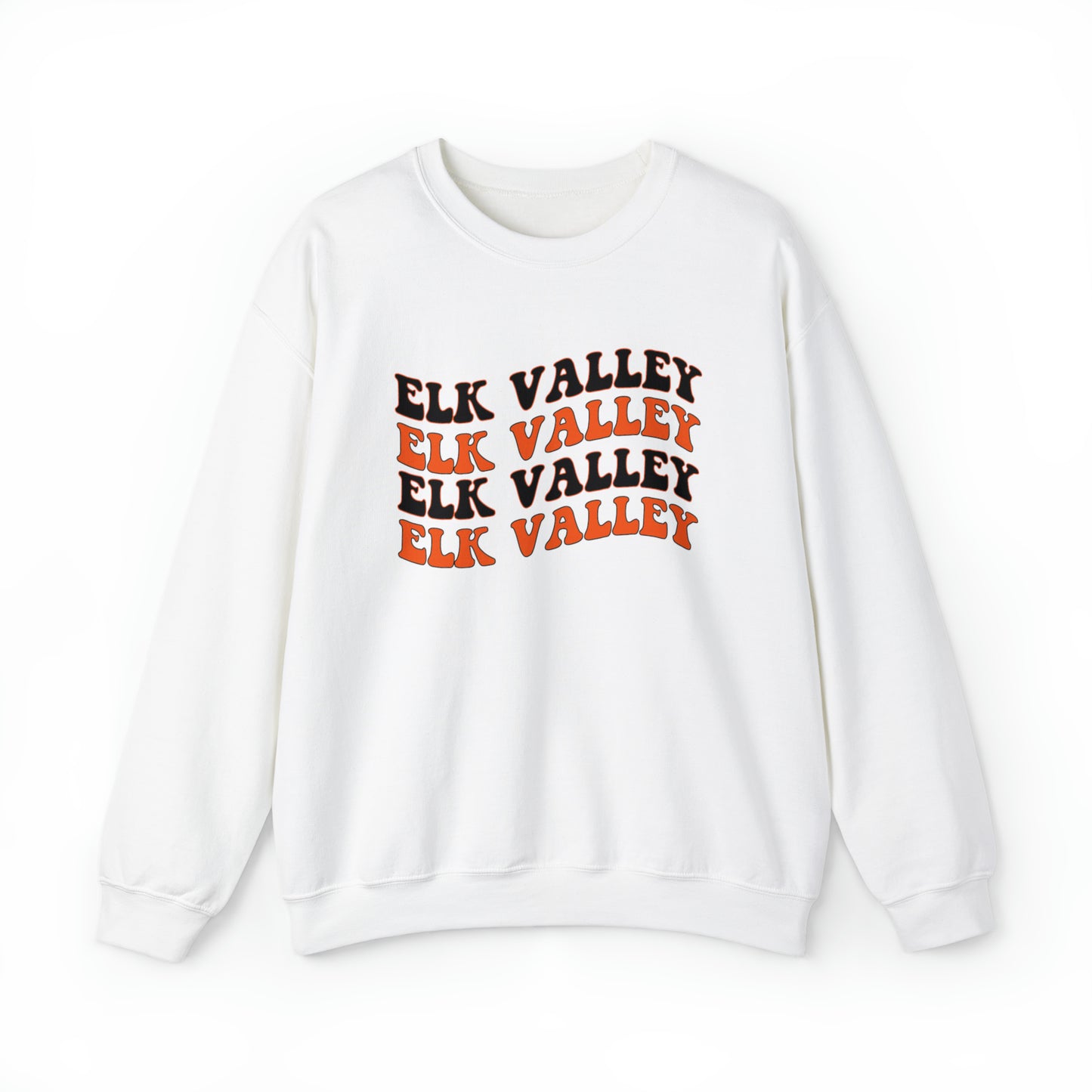 Text Flag Unisex Heavy Blend™ Crewneck Sweatshirt
