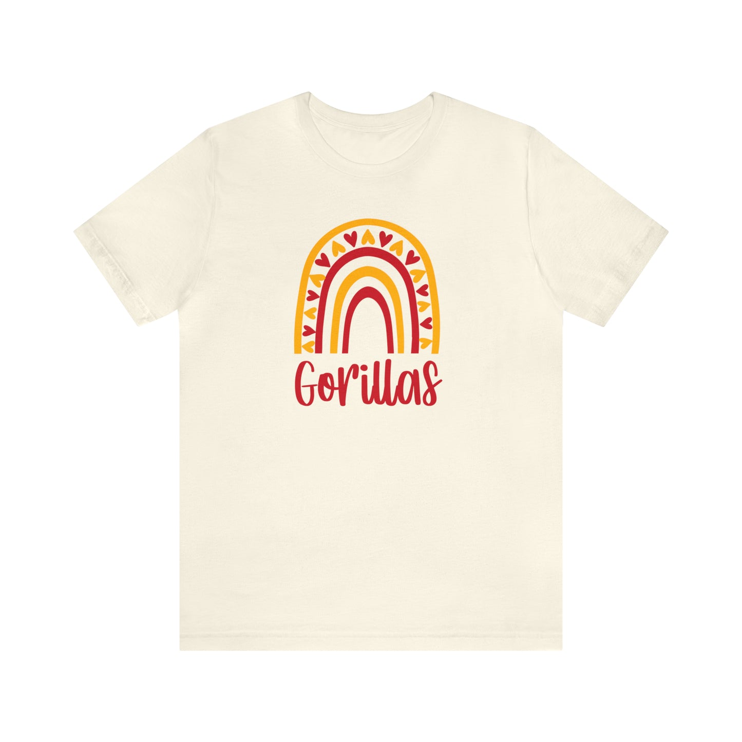 Gorillas Rainbow - Bella Canvas Short Sleeve Tee