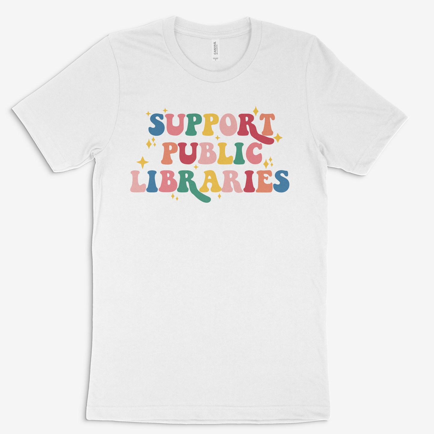 Support Public Libraries - Adult Bella + Canvas Short Sleeve Tee