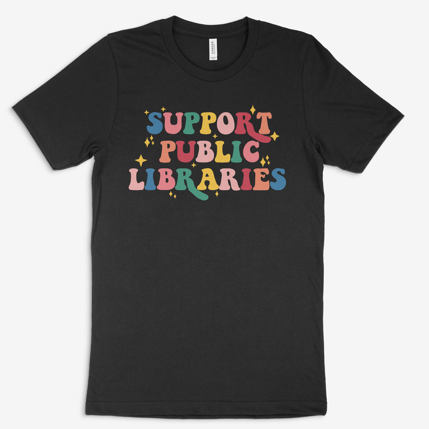 Support Public Libraries - Adult Bella + Canvas Short Sleeve Tee