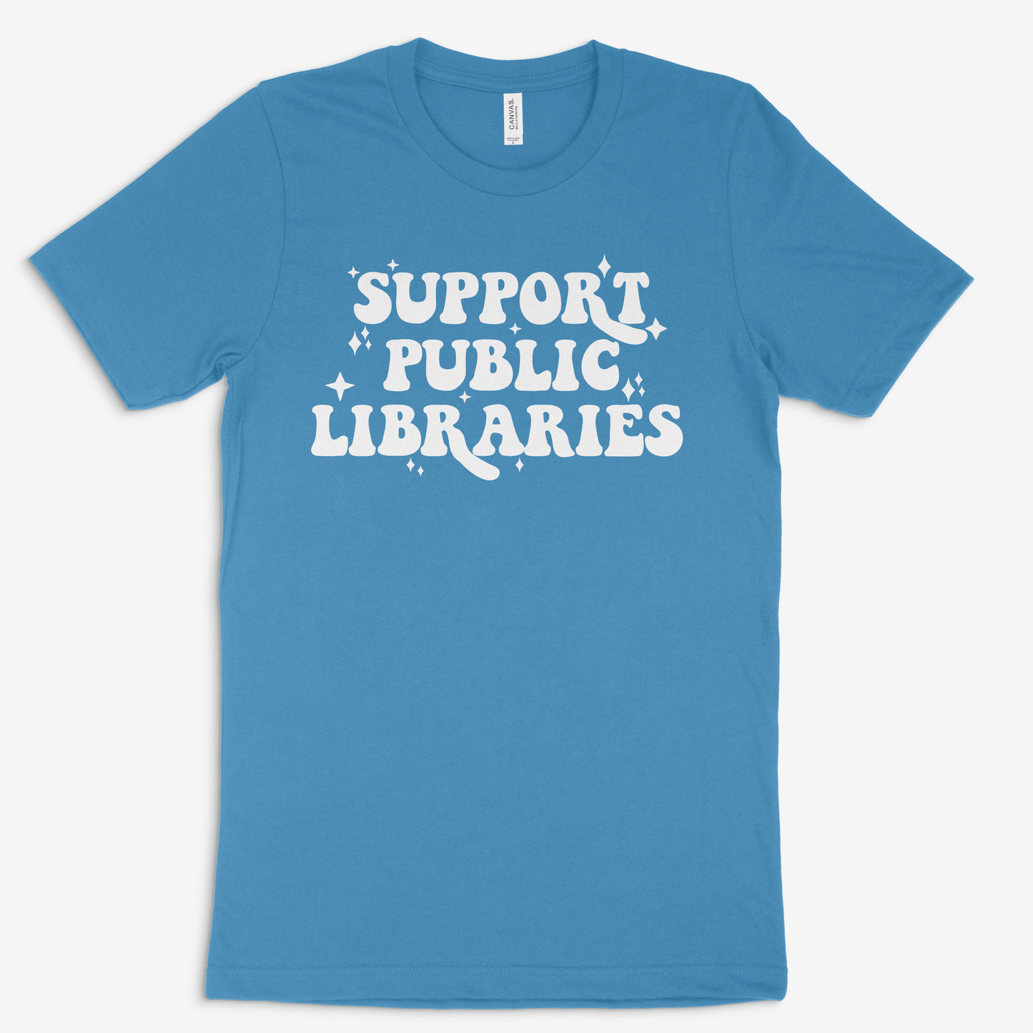 Support Public Libraries - Adult Bella + Canvas Short Sleeve Tee