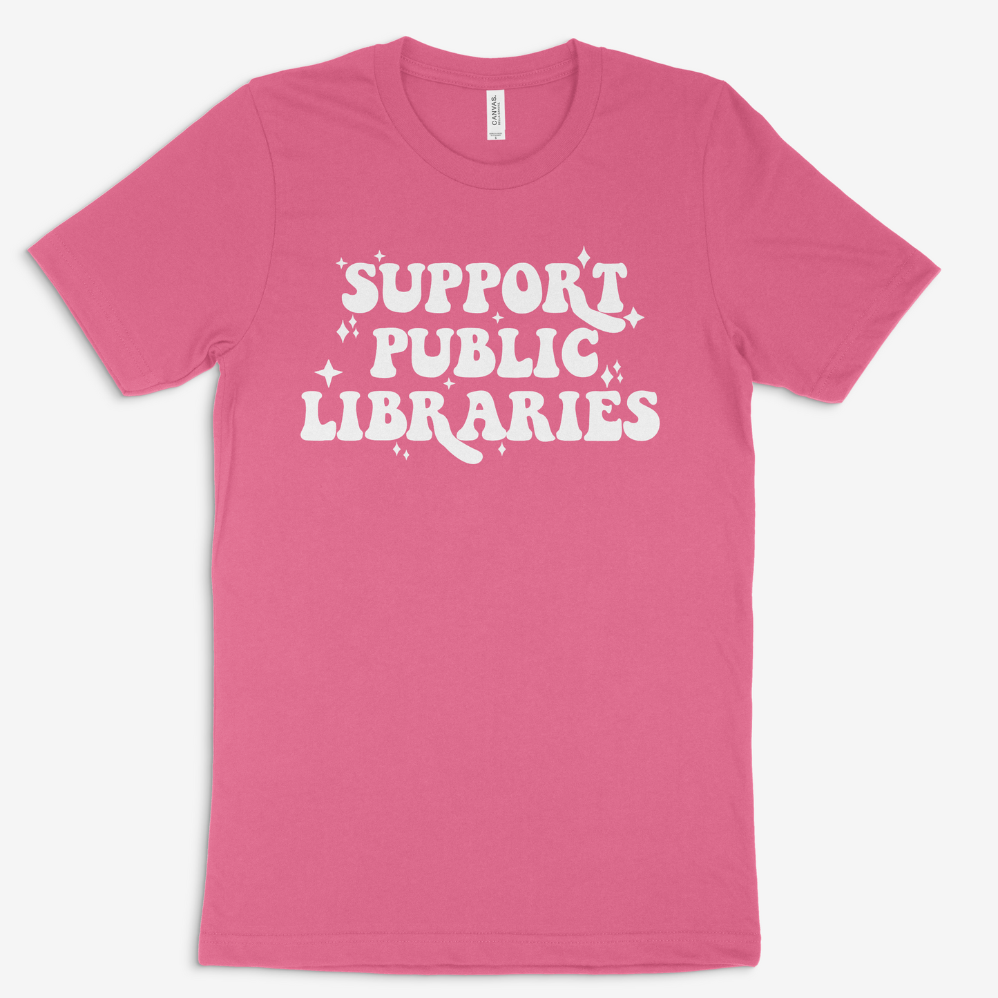 Support Public Libraries - Adult Bella + Canvas Short Sleeve Tee