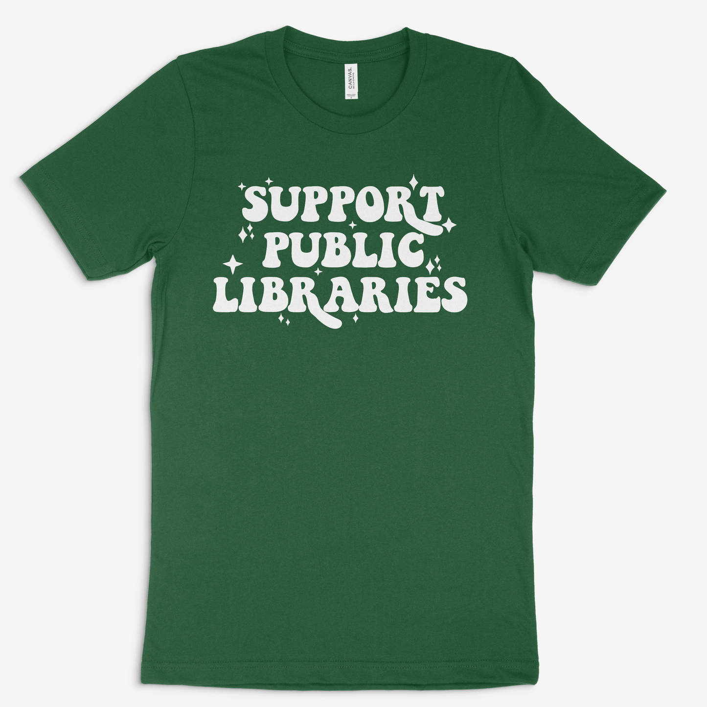 Support Public Libraries - Adult Bella + Canvas Short Sleeve Tee