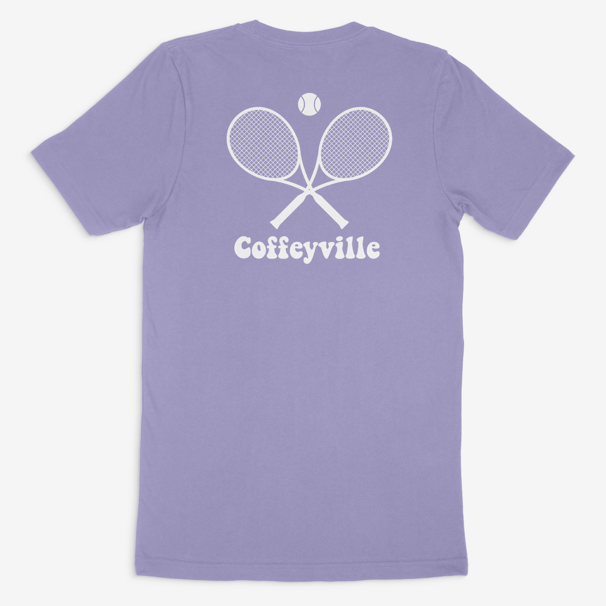 Cross Rackets 2 Sided on Bella Canvas