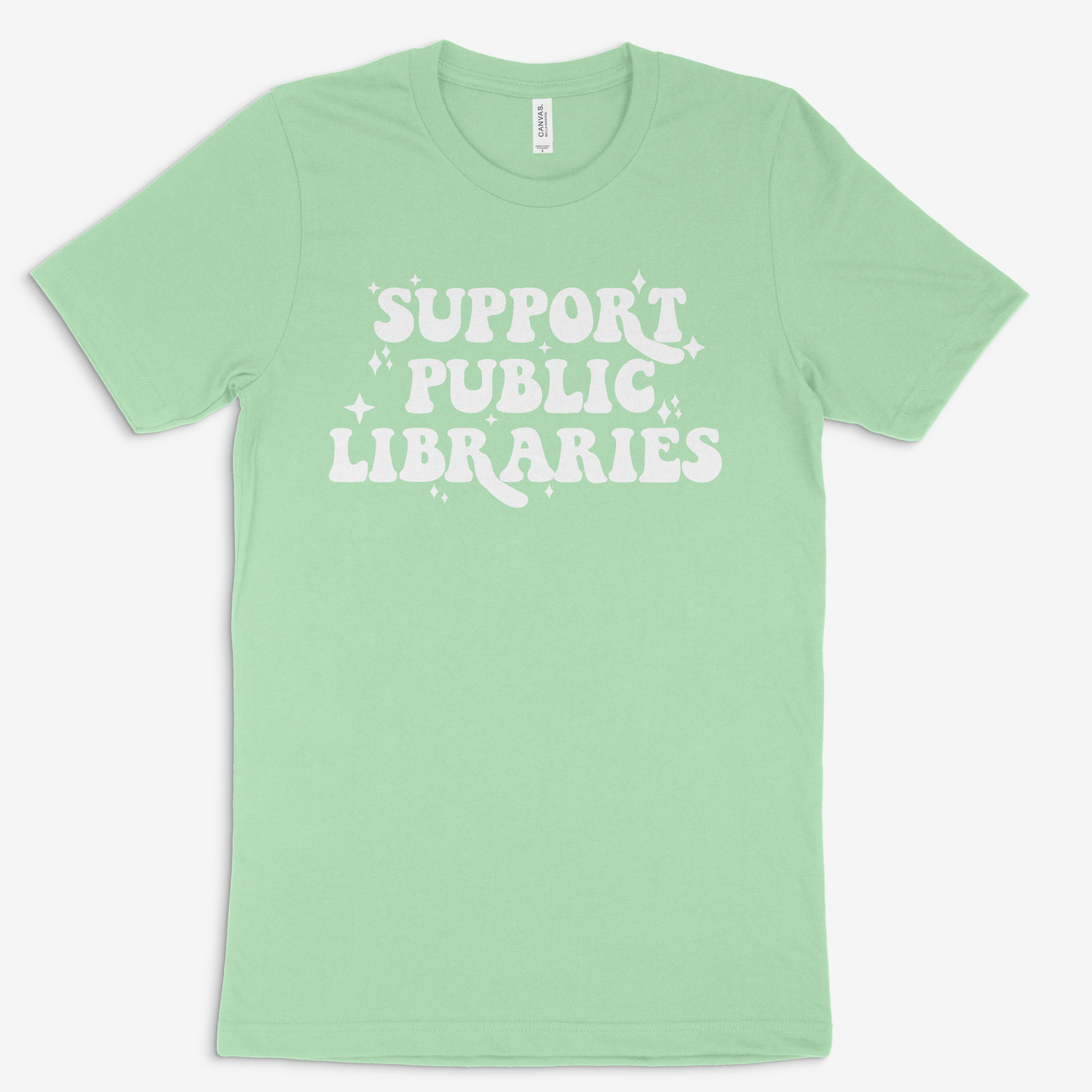 Support Public Libraries - Adult Bella + Canvas Short Sleeve Tee