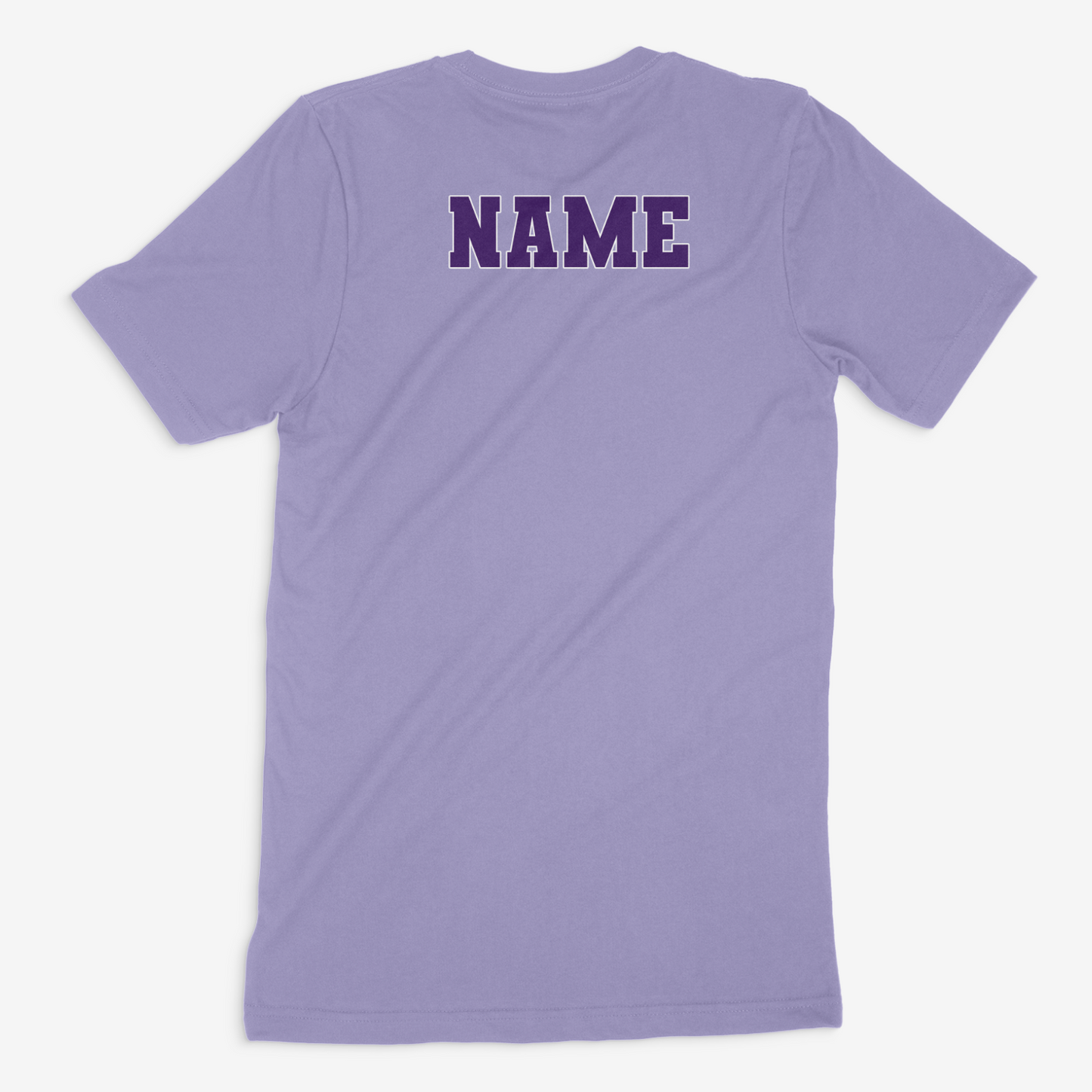 Short Sleeve Lavender With Name on Back