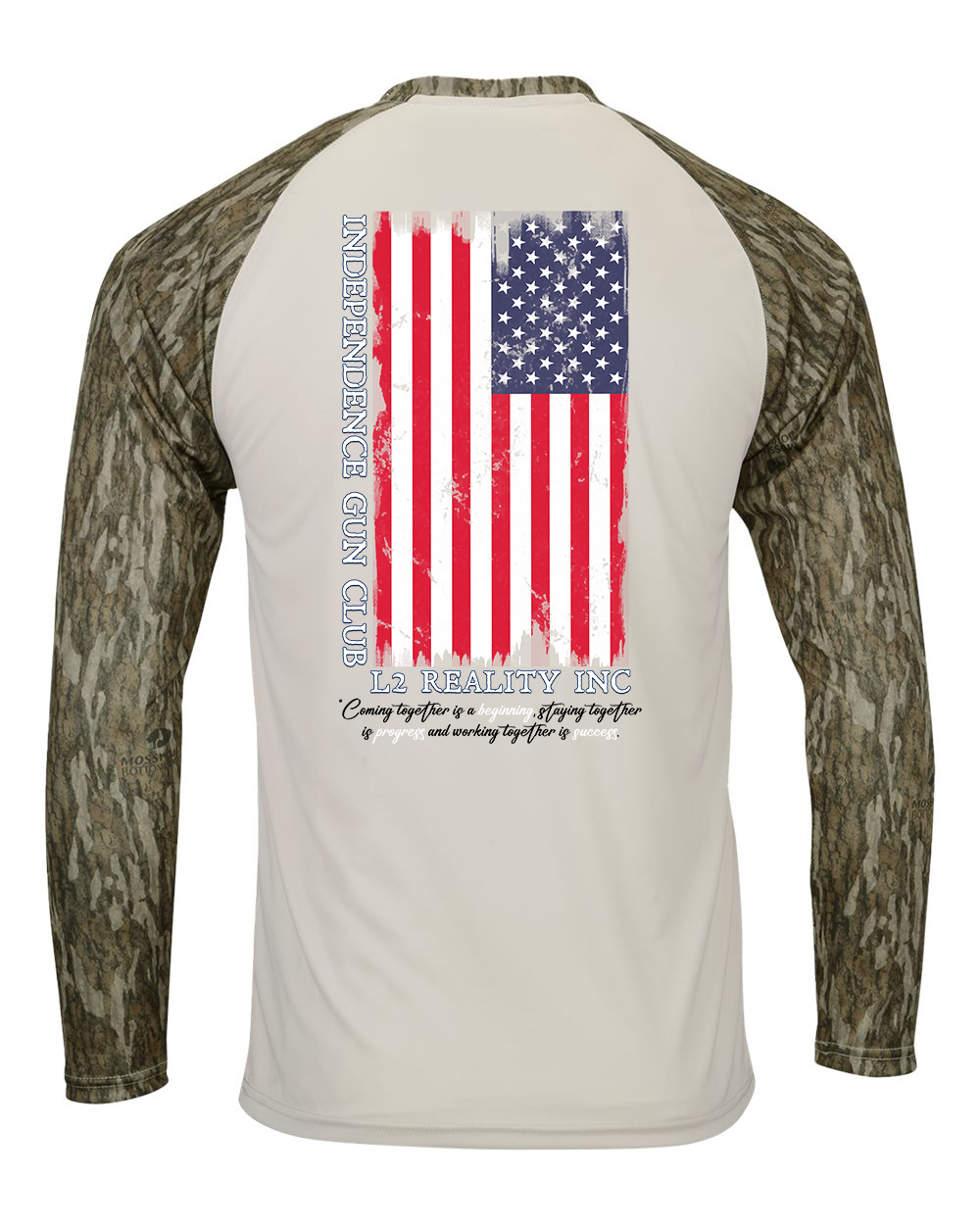 Paragon - Jackson Mossy Oak Colorblocked Long Sleeve T-Shirt - Color Print