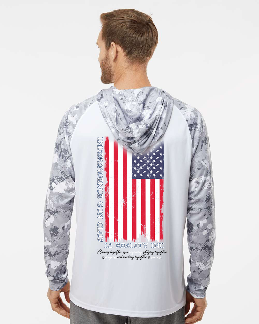 Paragon - Tortuga Extreme Performance Hooded T-Shirt-Color Print