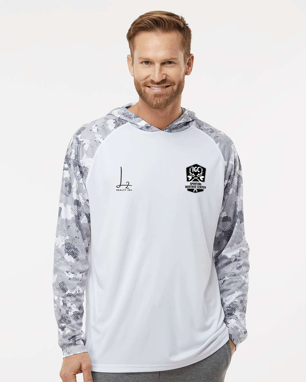 Paragon - Tortuga Extreme Performance Hooded T-Shirt-Black and White Print