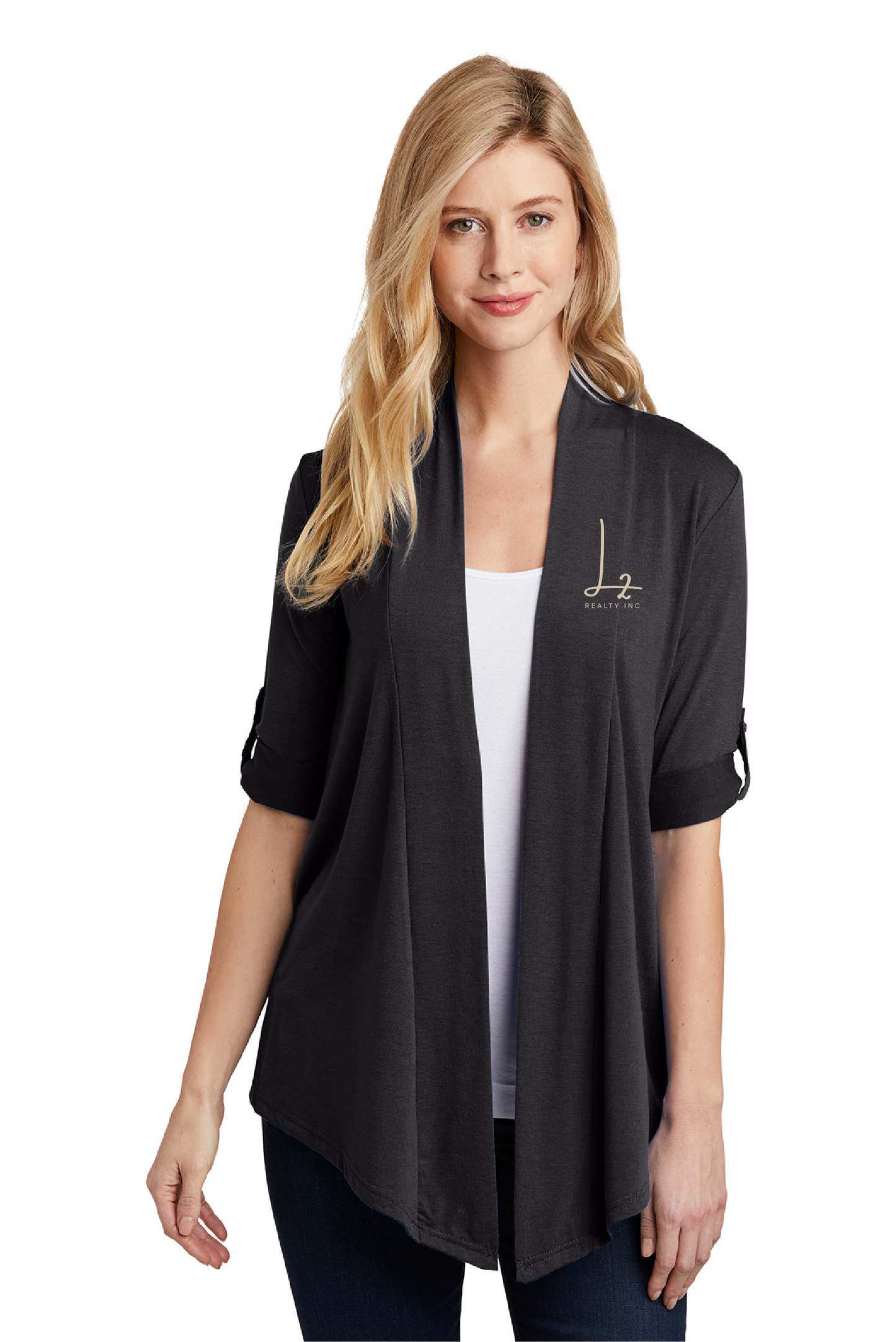 Port Authority Ladies Short Sleeve Cardigan