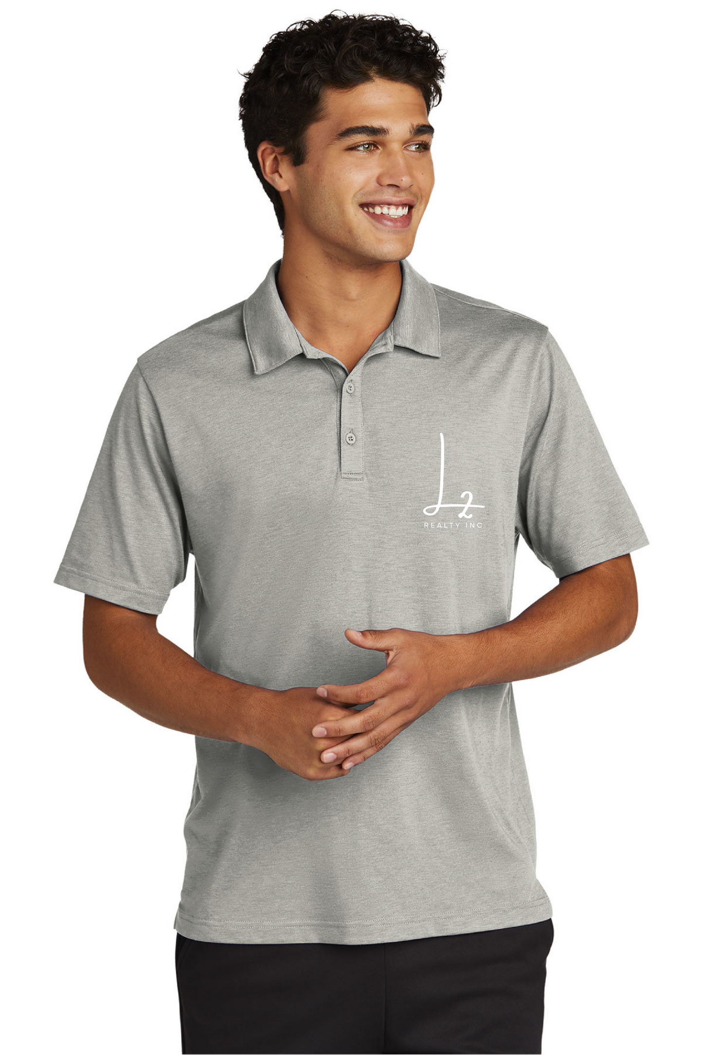 Silver Sport Tek Unisex Strive Polo