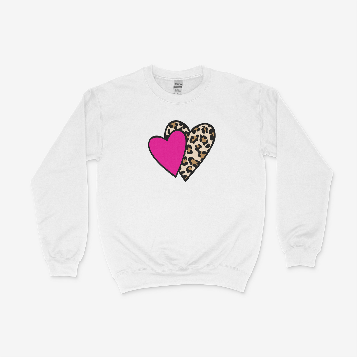 Two Hearts with Leopard