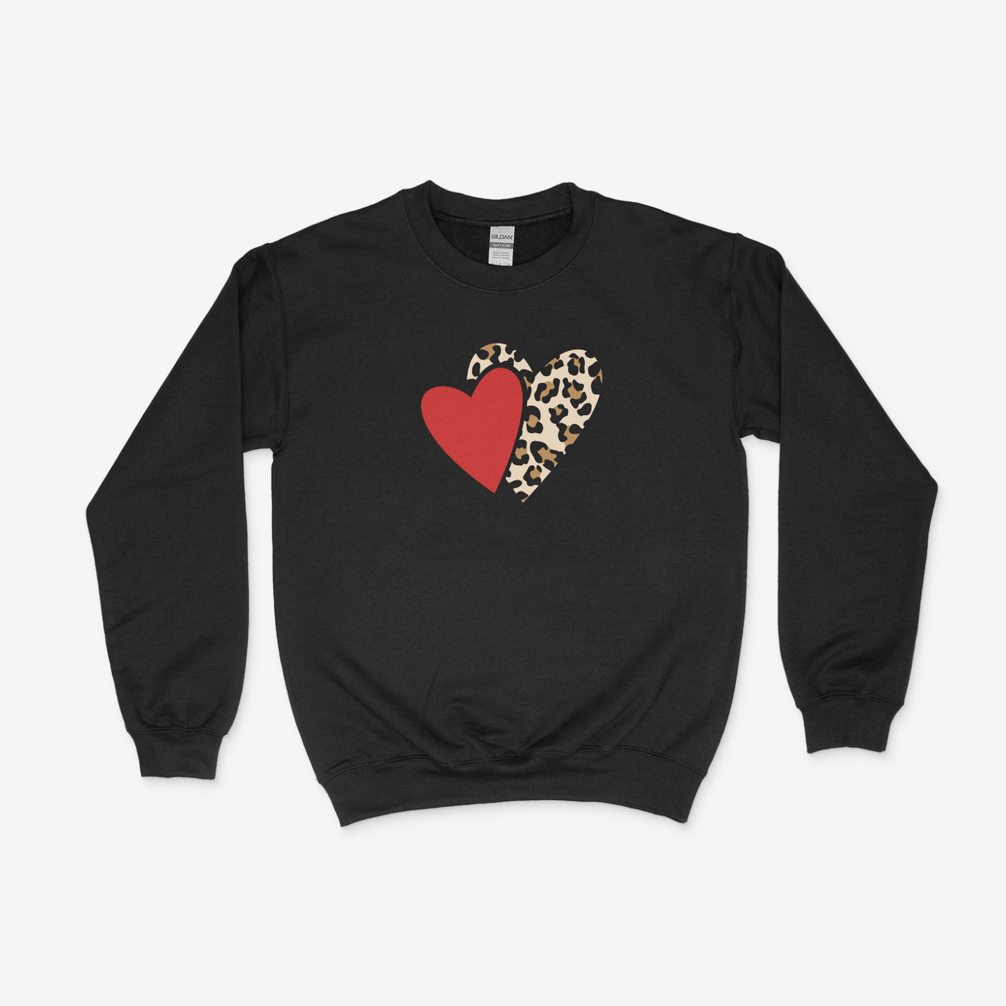 Two Hearts with Leopard
