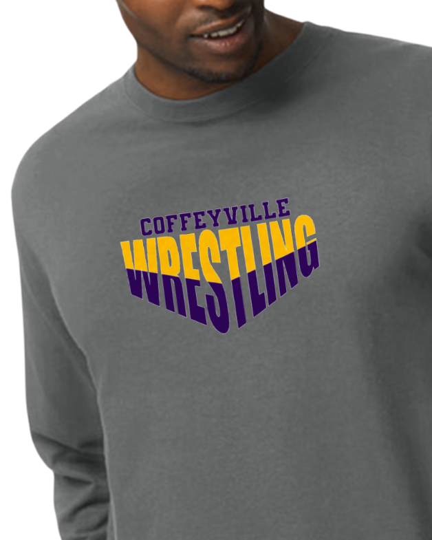 Coffeyville Wrestling - Gildan Long Sleeve Shirt
