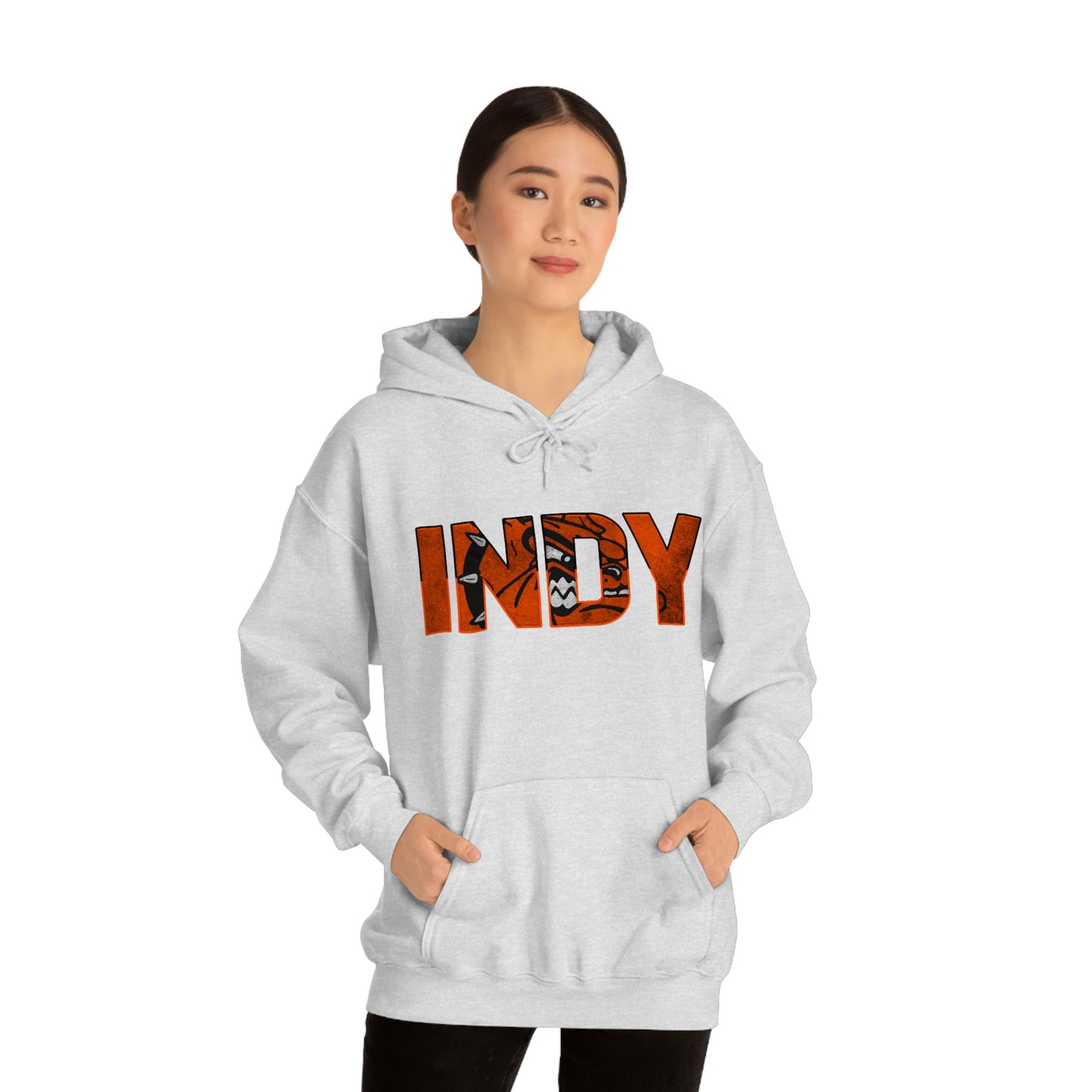 Indy with Logo - Hooded Sweatshirt