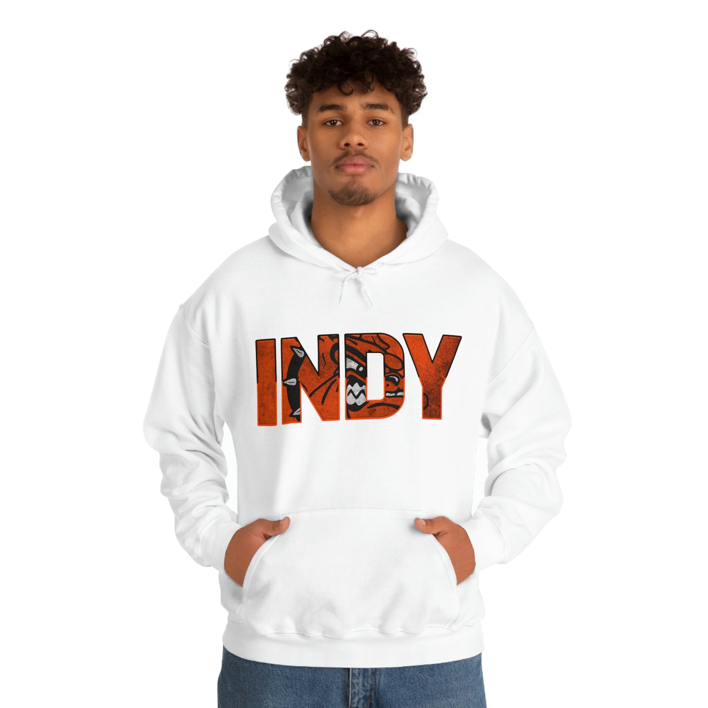 Indy with Logo - Hooded Sweatshirt