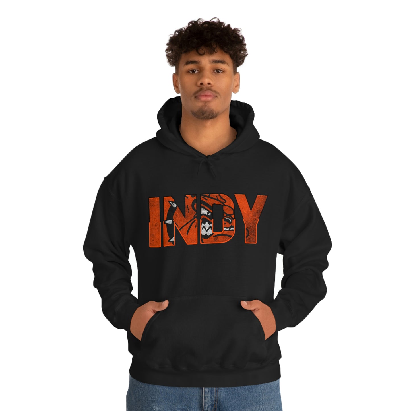 Indy with Logo - Hooded Sweatshirt