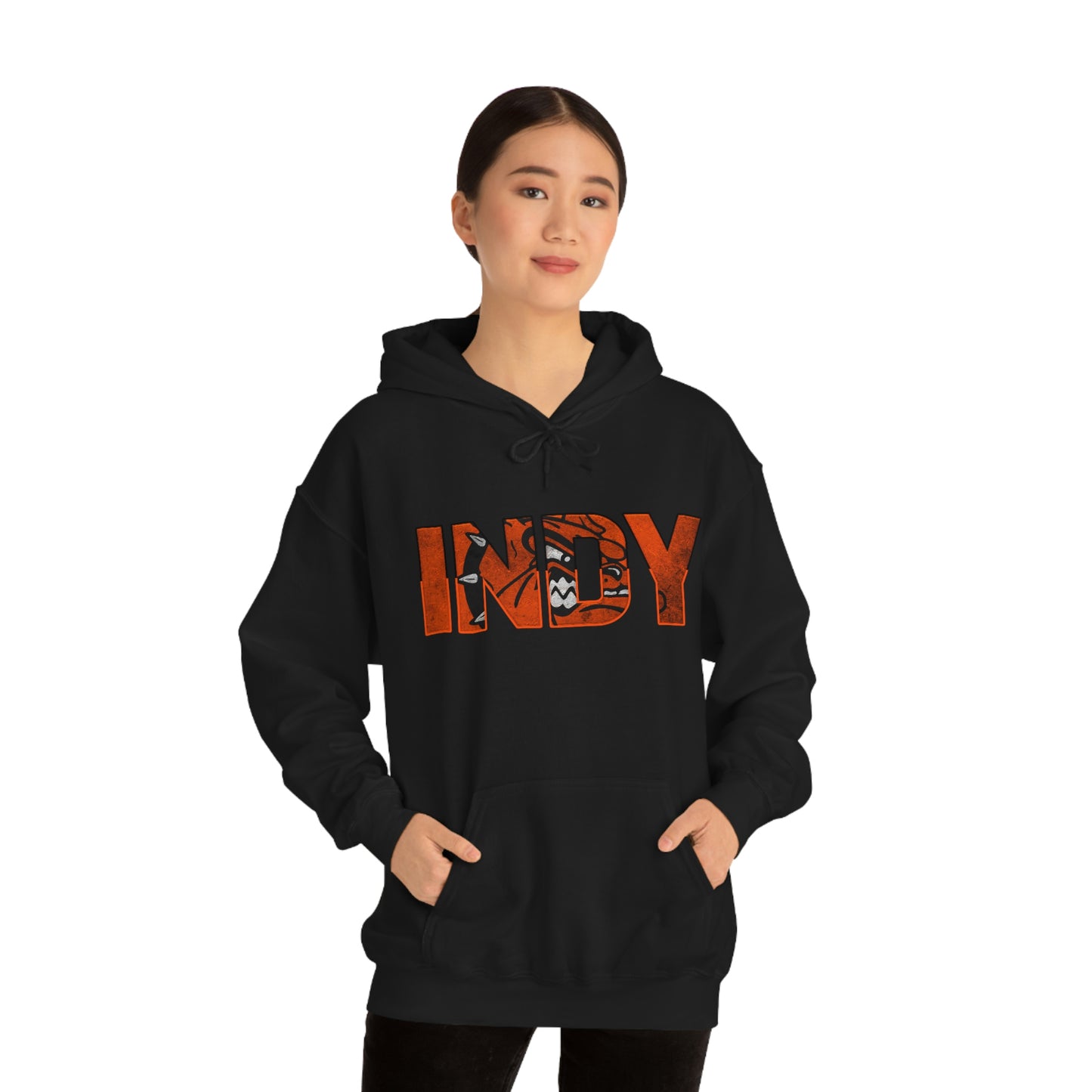 Indy with Logo - Hooded Sweatshirt