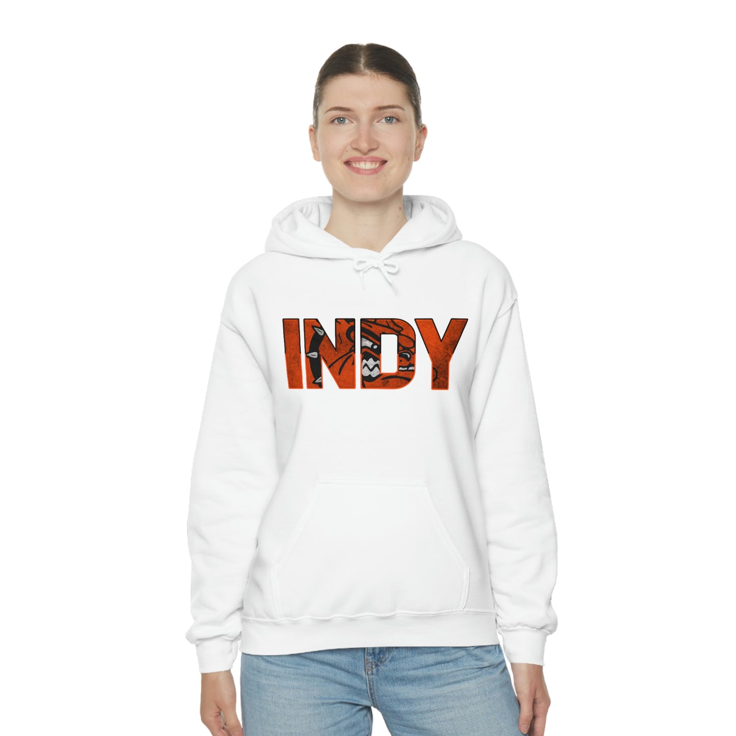 Indy with Logo - Hooded Sweatshirt