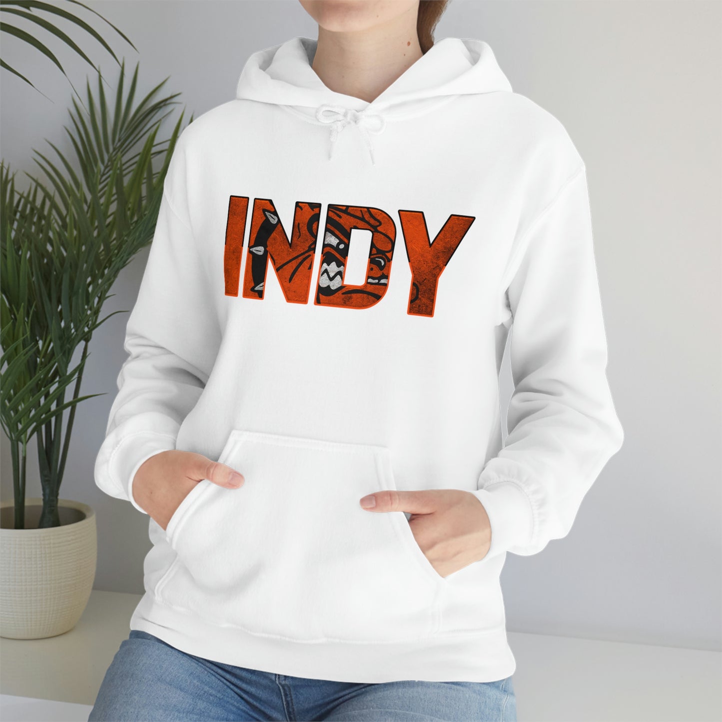 Indy with Logo - Hooded Sweatshirt