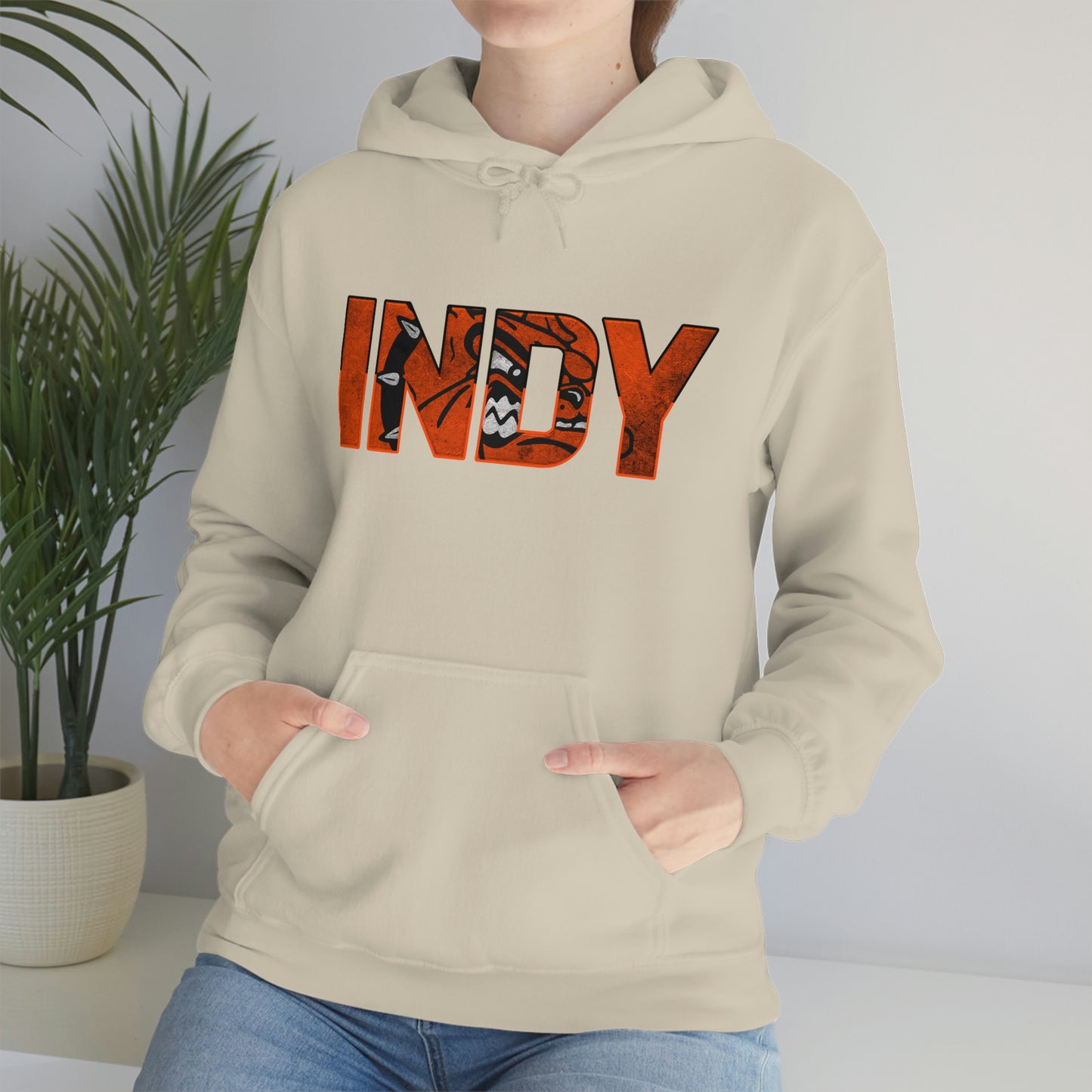 Indy with Logo - Hooded Sweatshirt