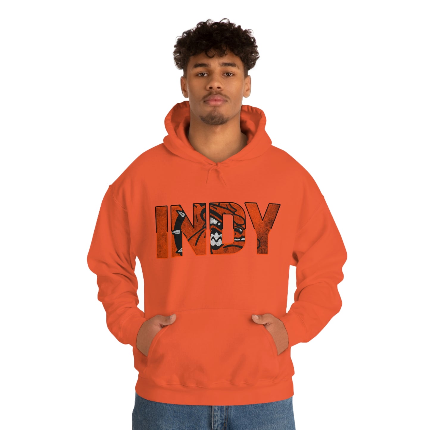 Indy with Logo - Hooded Sweatshirt