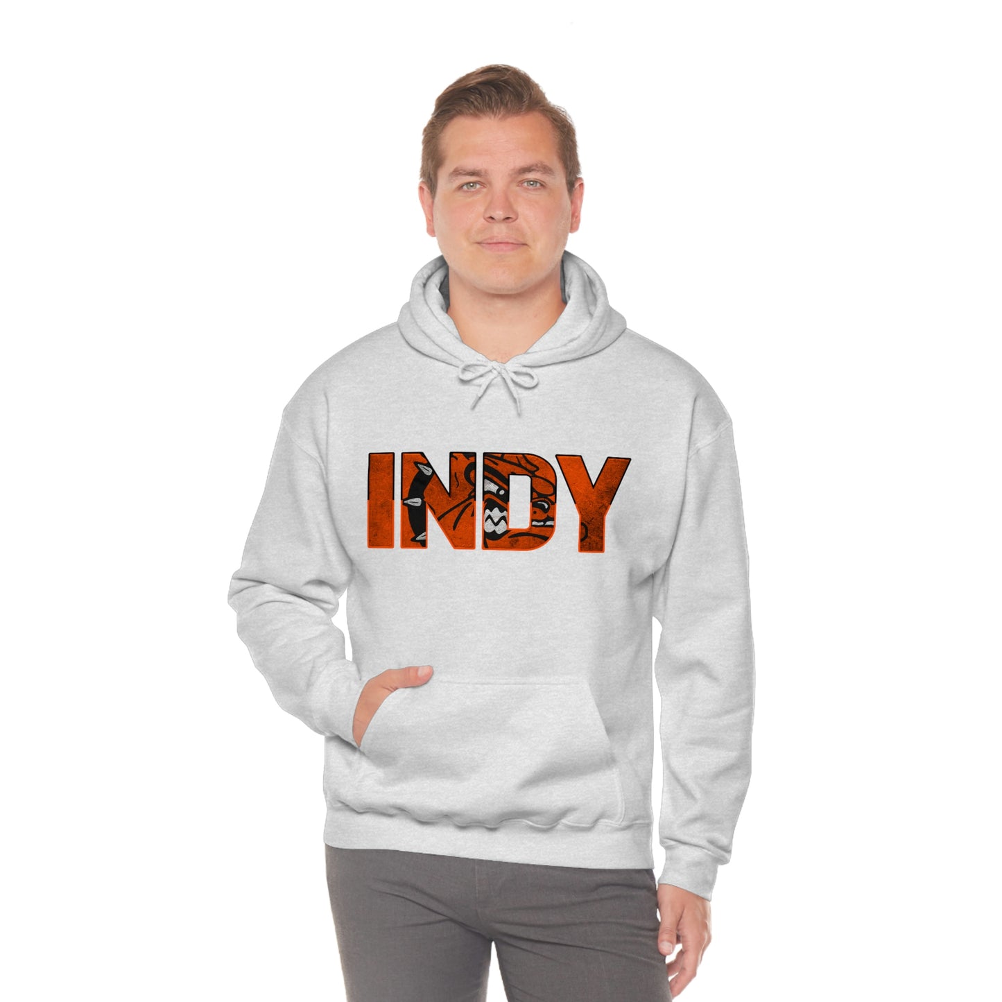 Indy with Logo - Hooded Sweatshirt