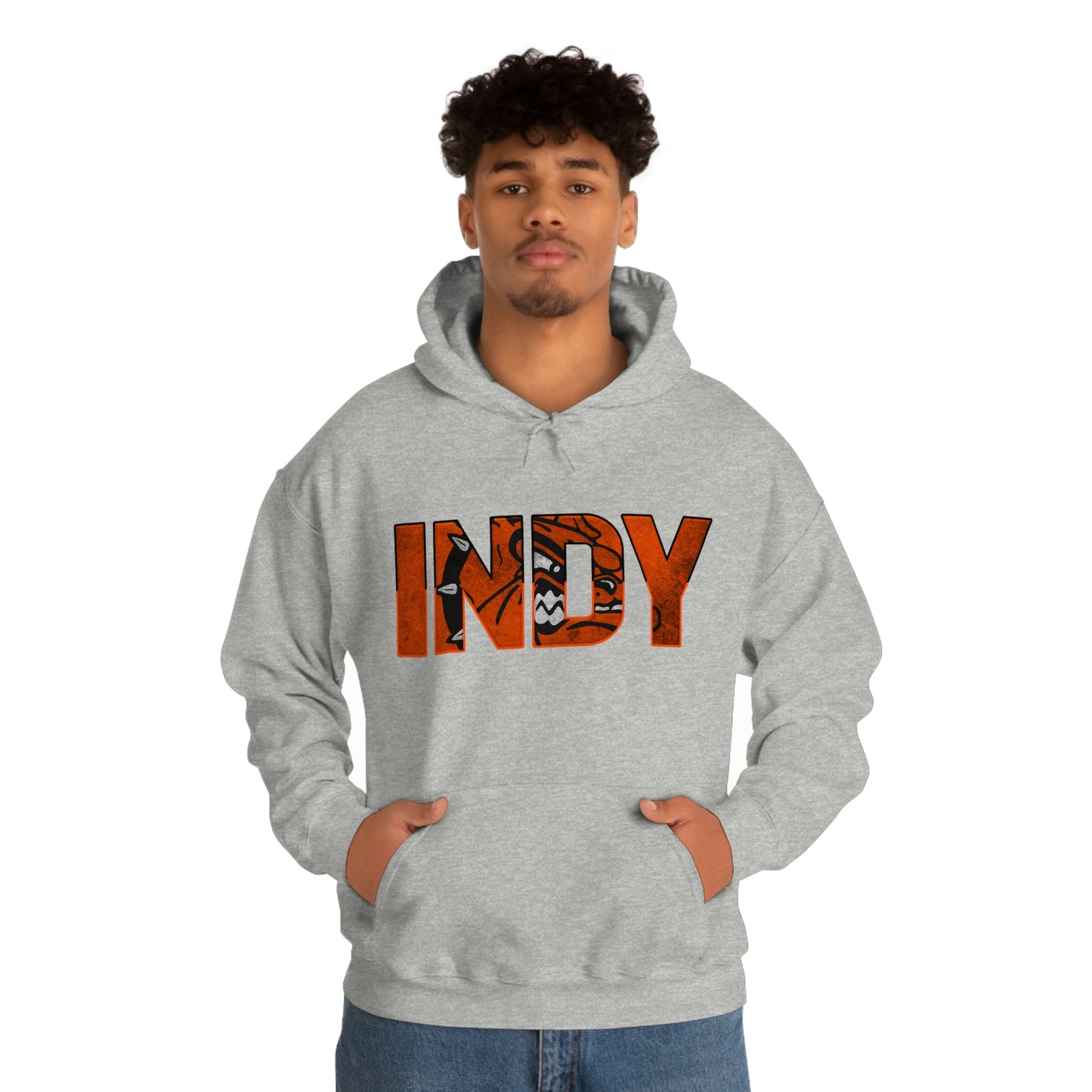 Indy with Logo - Hooded Sweatshirt