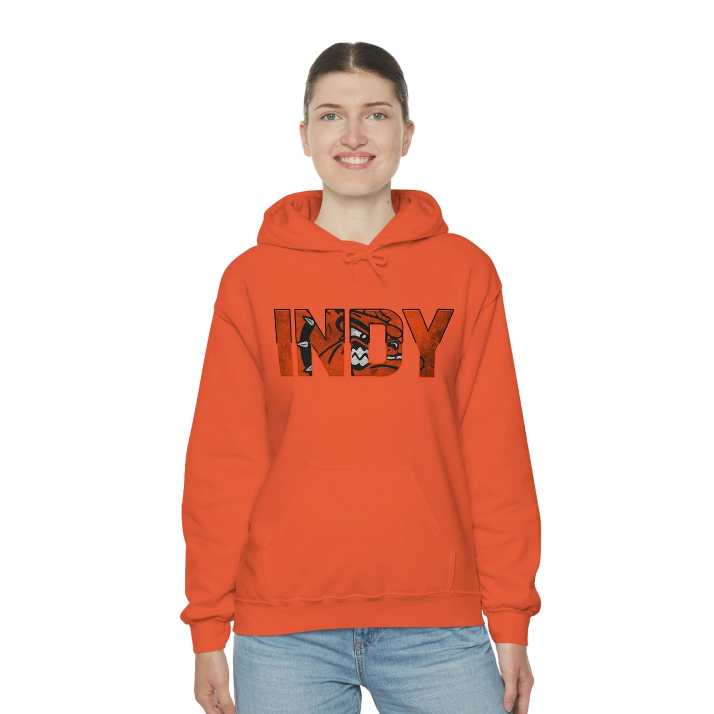 Indy with Logo - Hooded Sweatshirt