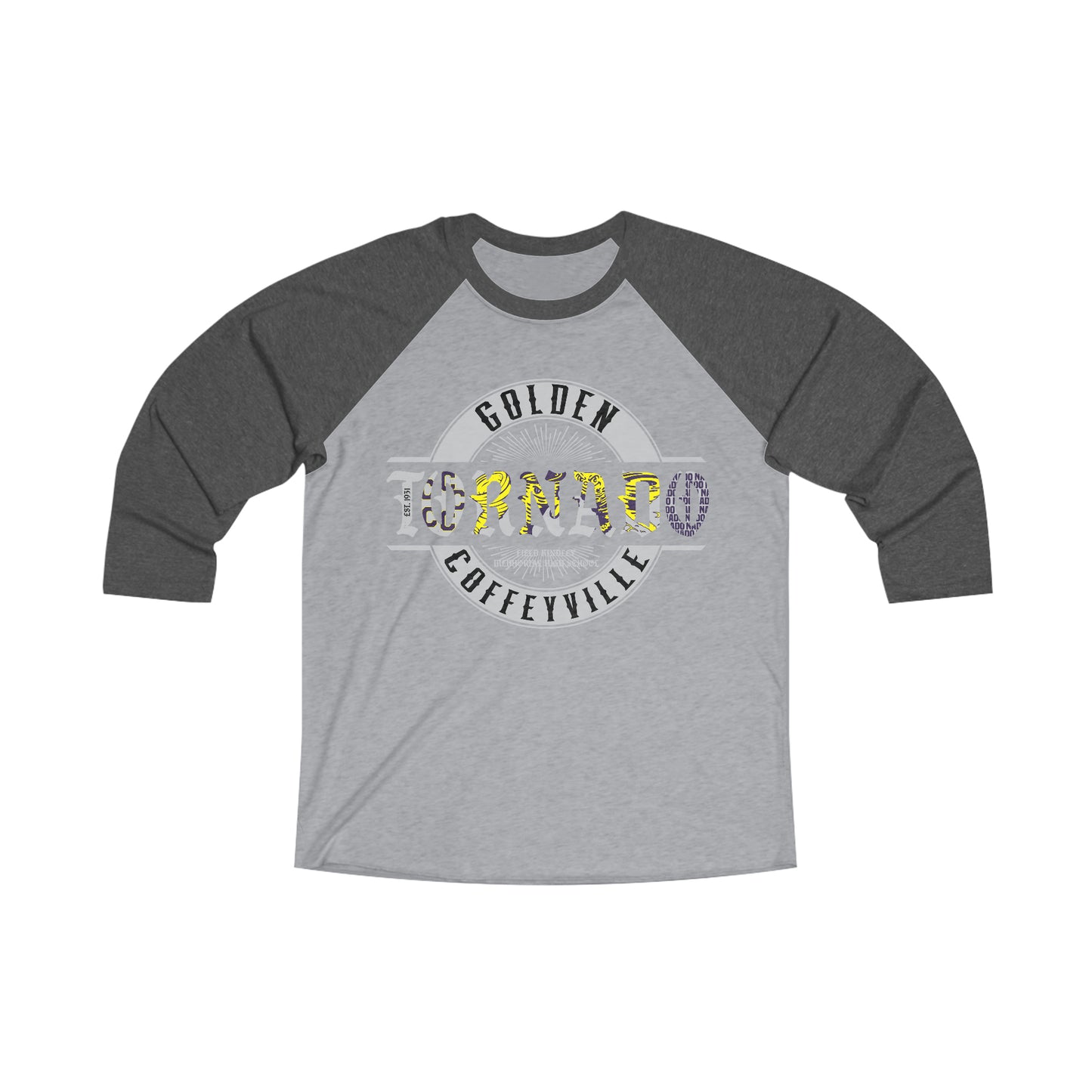 Logo Progression - Unisex Tri-Blend 3\4 Raglan Tee