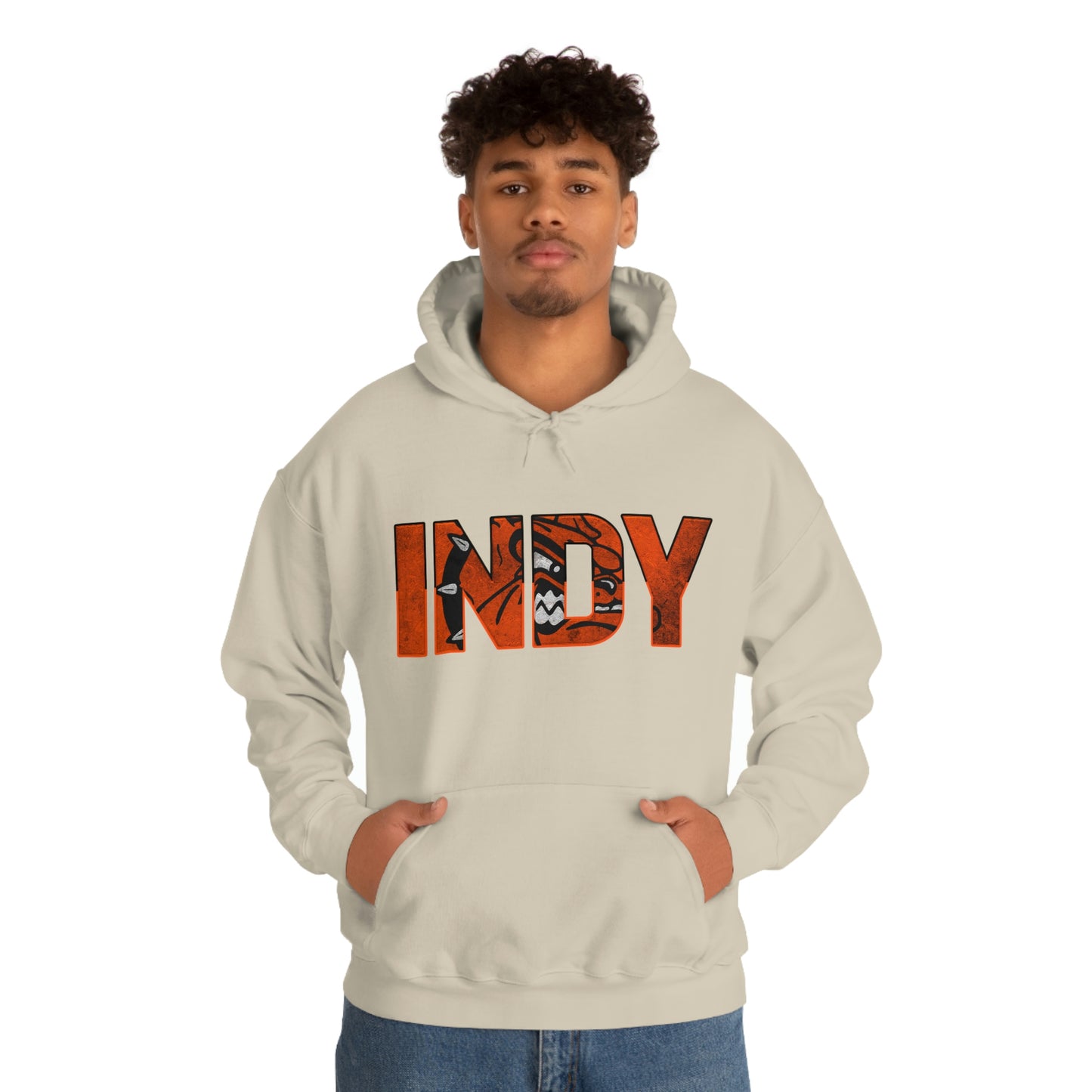 Indy with Logo - Hooded Sweatshirt