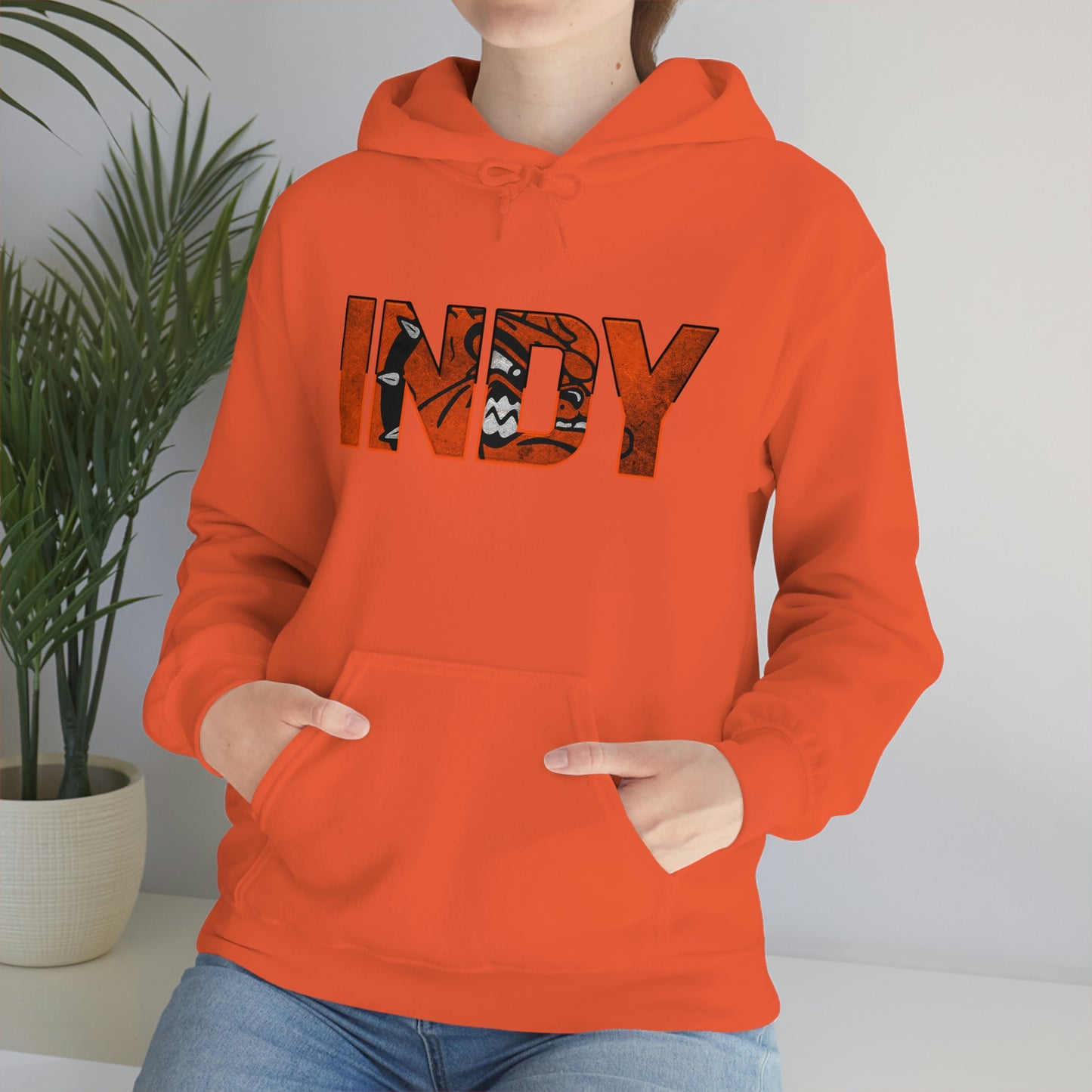 Indy with Logo - Hooded Sweatshirt