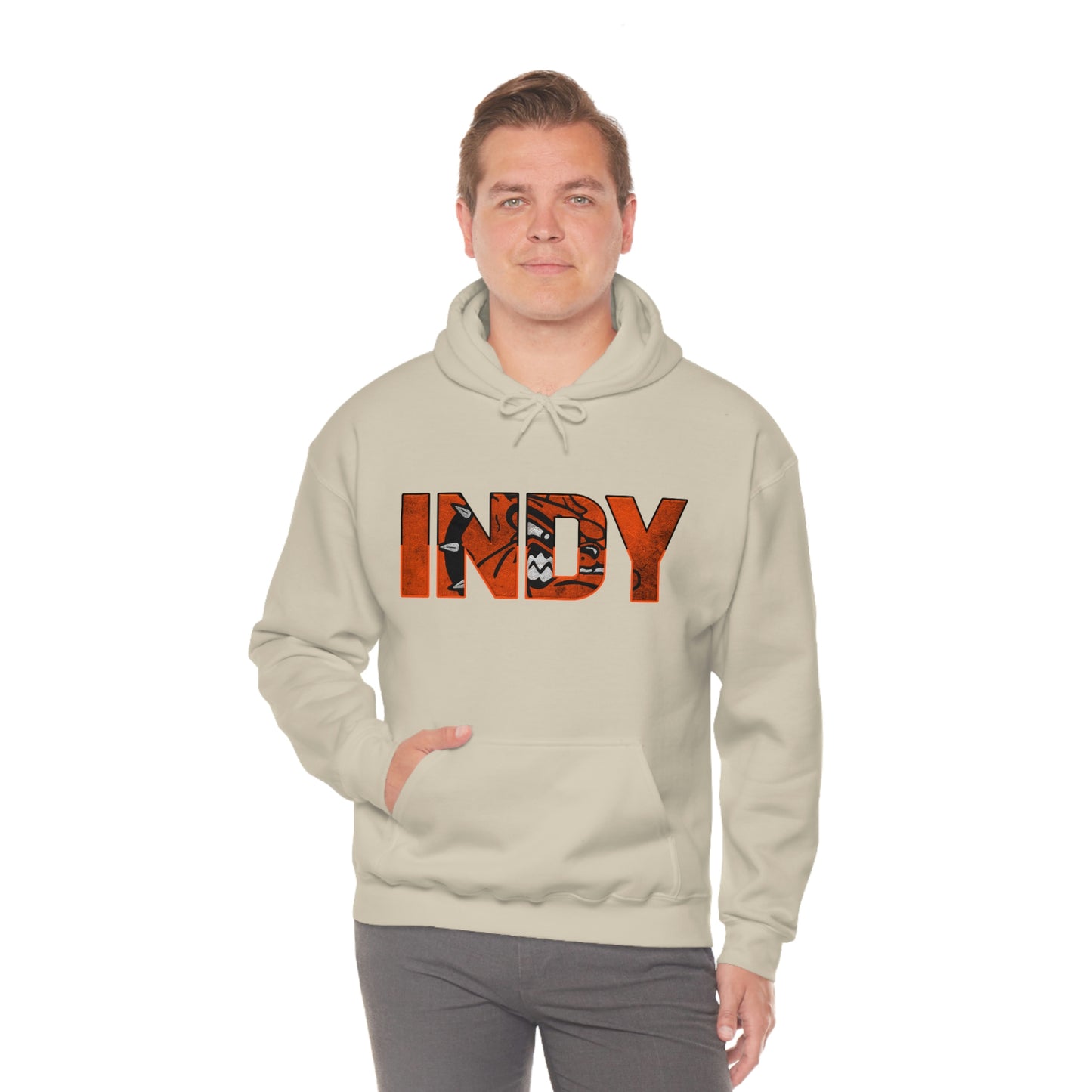 Indy with Logo - Hooded Sweatshirt