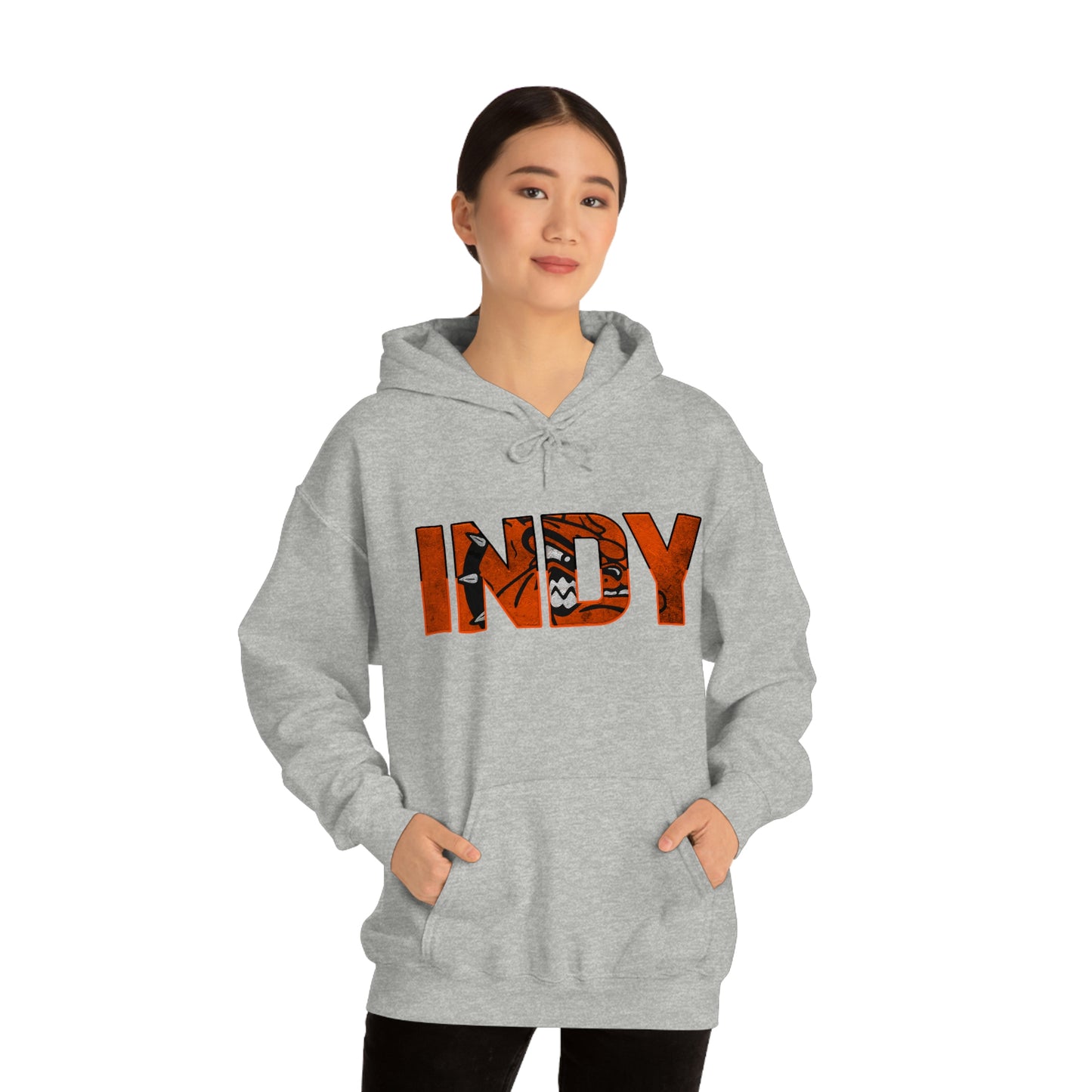 Indy with Logo - Hooded Sweatshirt