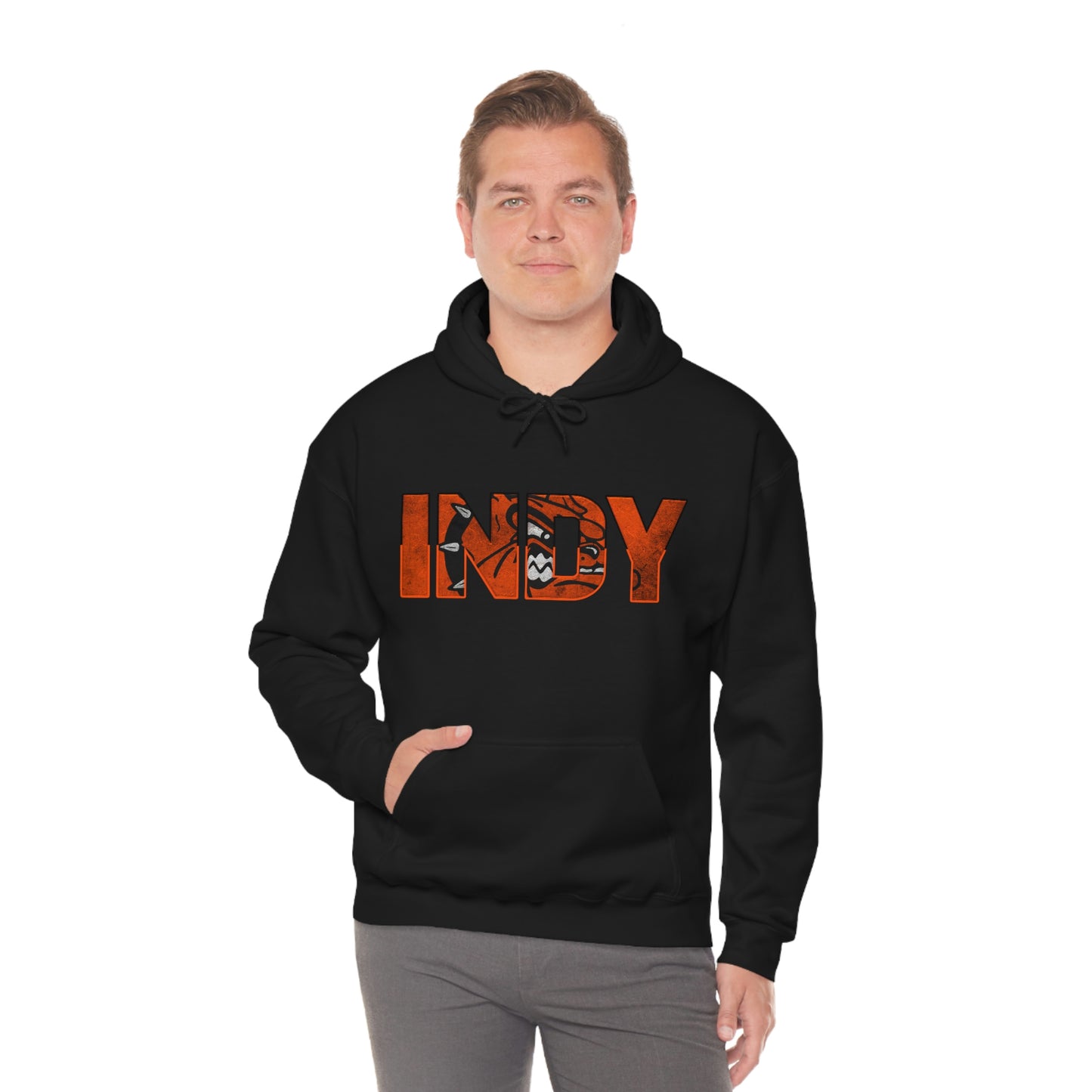 Indy with Logo - Hooded Sweatshirt