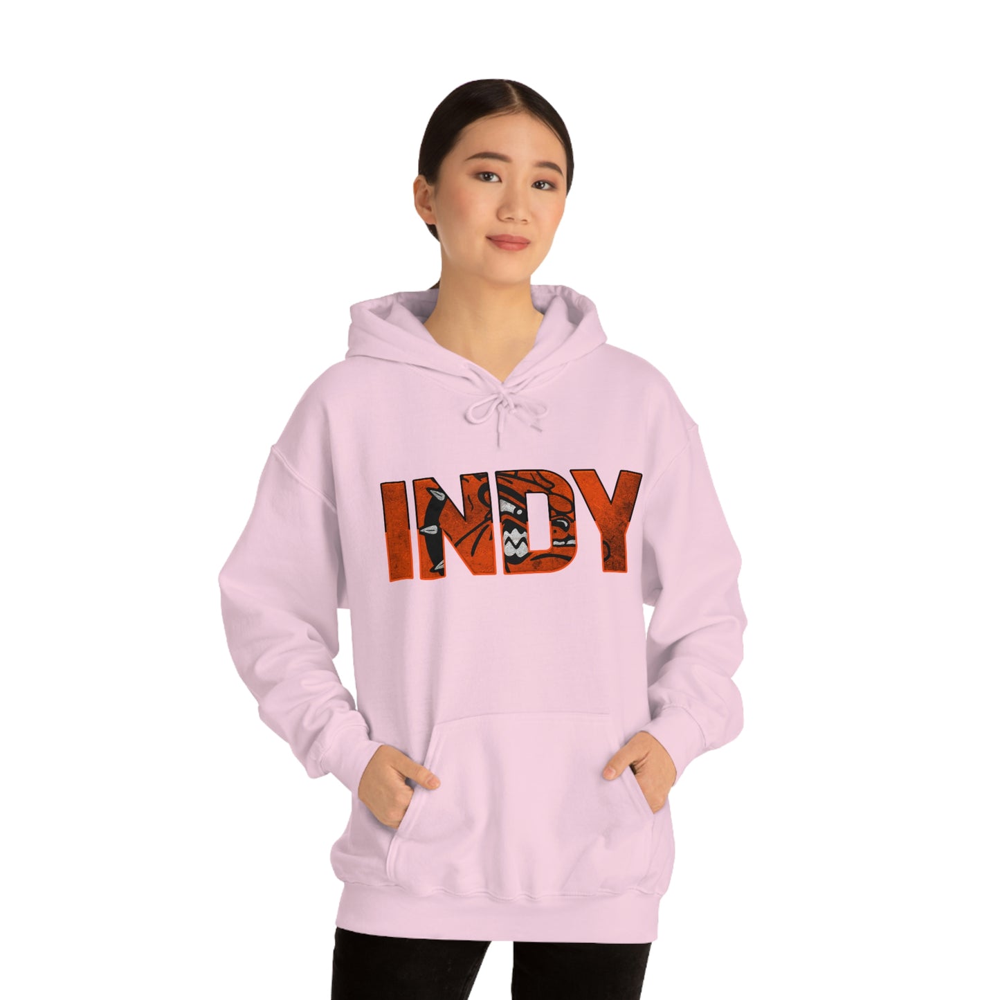 Indy with Logo - Hooded Sweatshirt