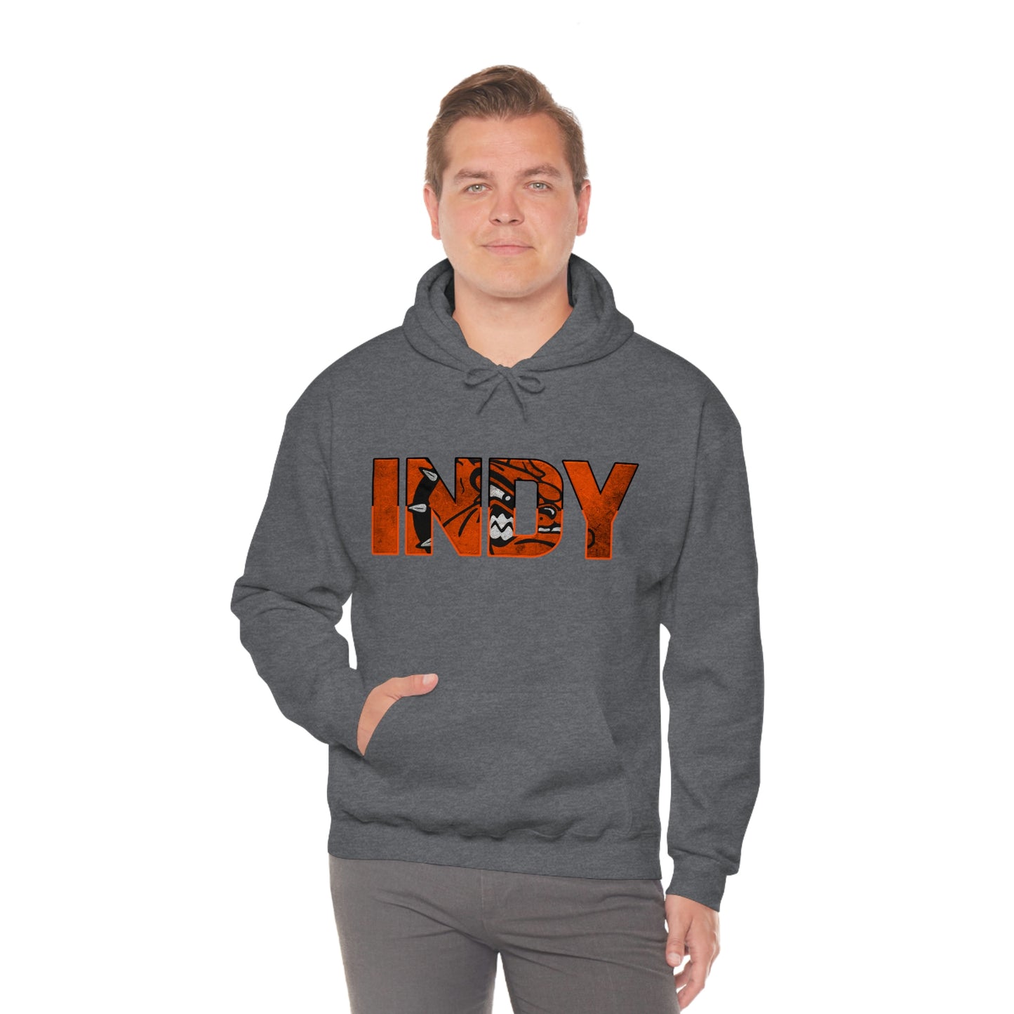 Indy with Logo - Hooded Sweatshirt