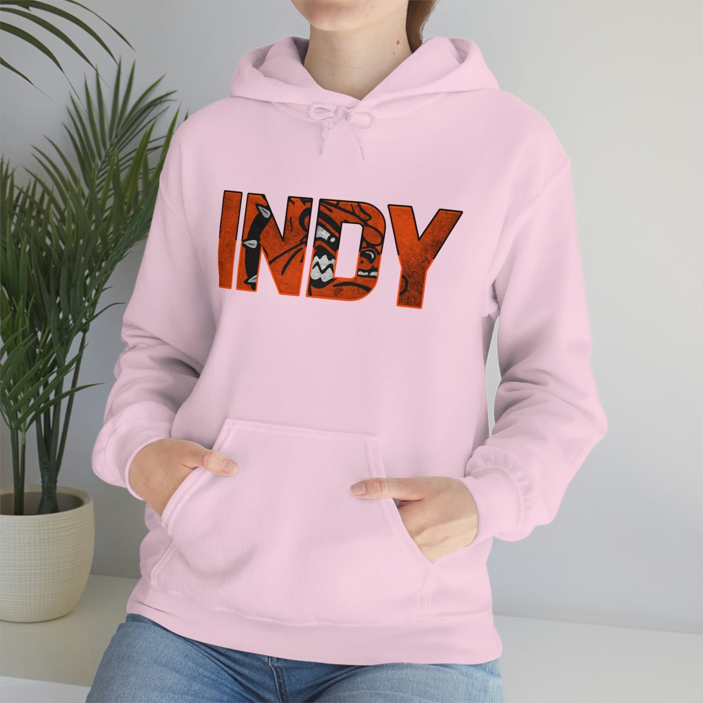 Indy with Logo - Hooded Sweatshirt
